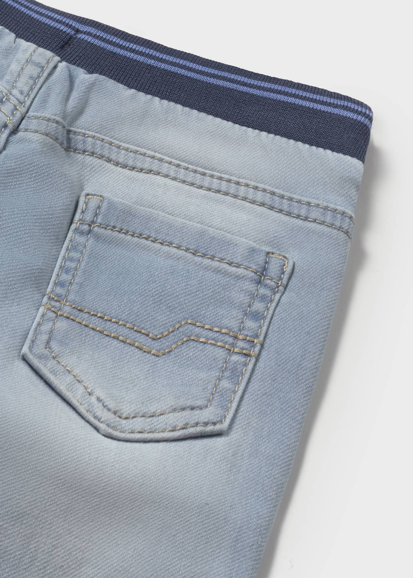 Pantalon en denim taille élastique bébé