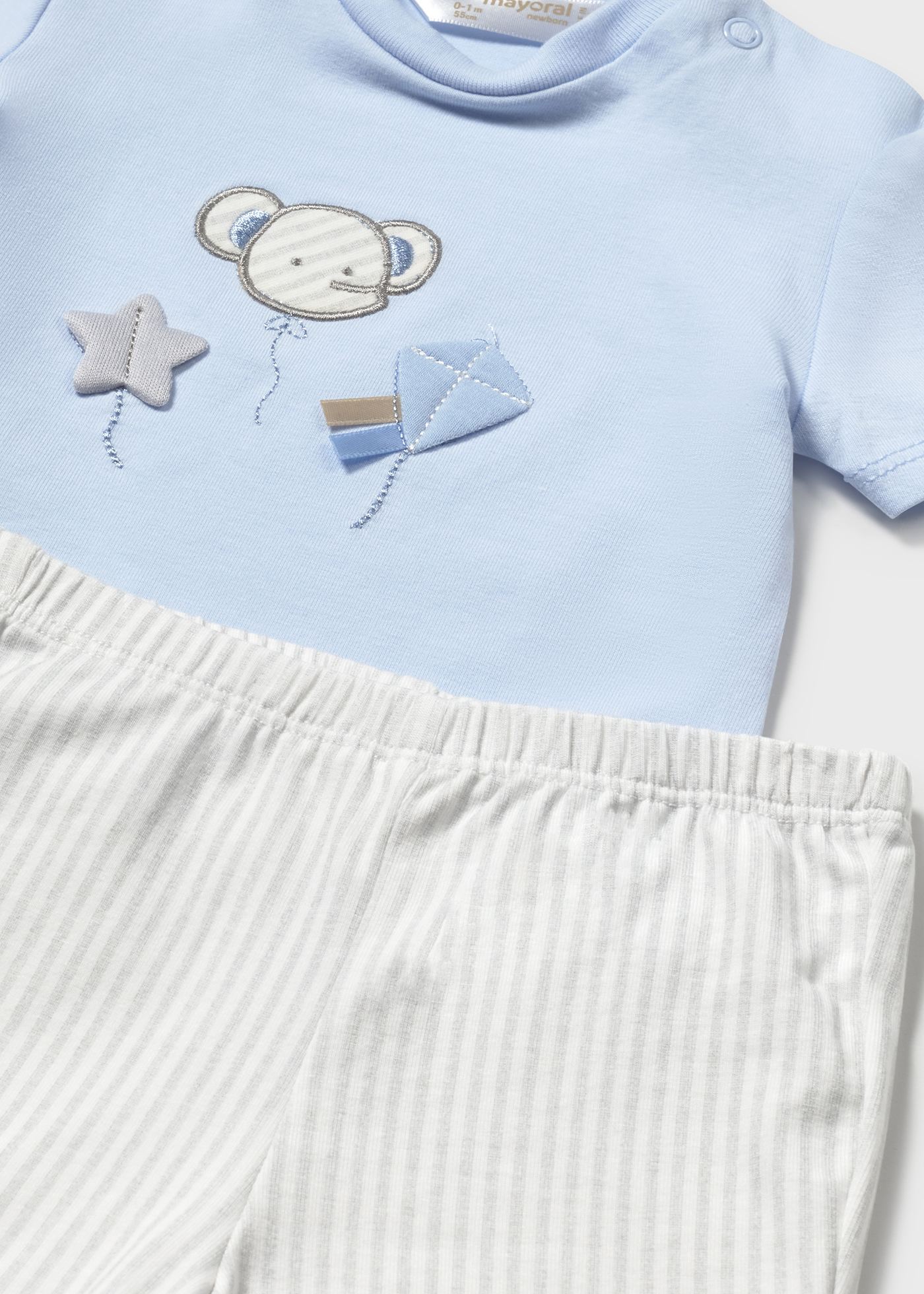 Newborn 4-Piece Set with Shorts