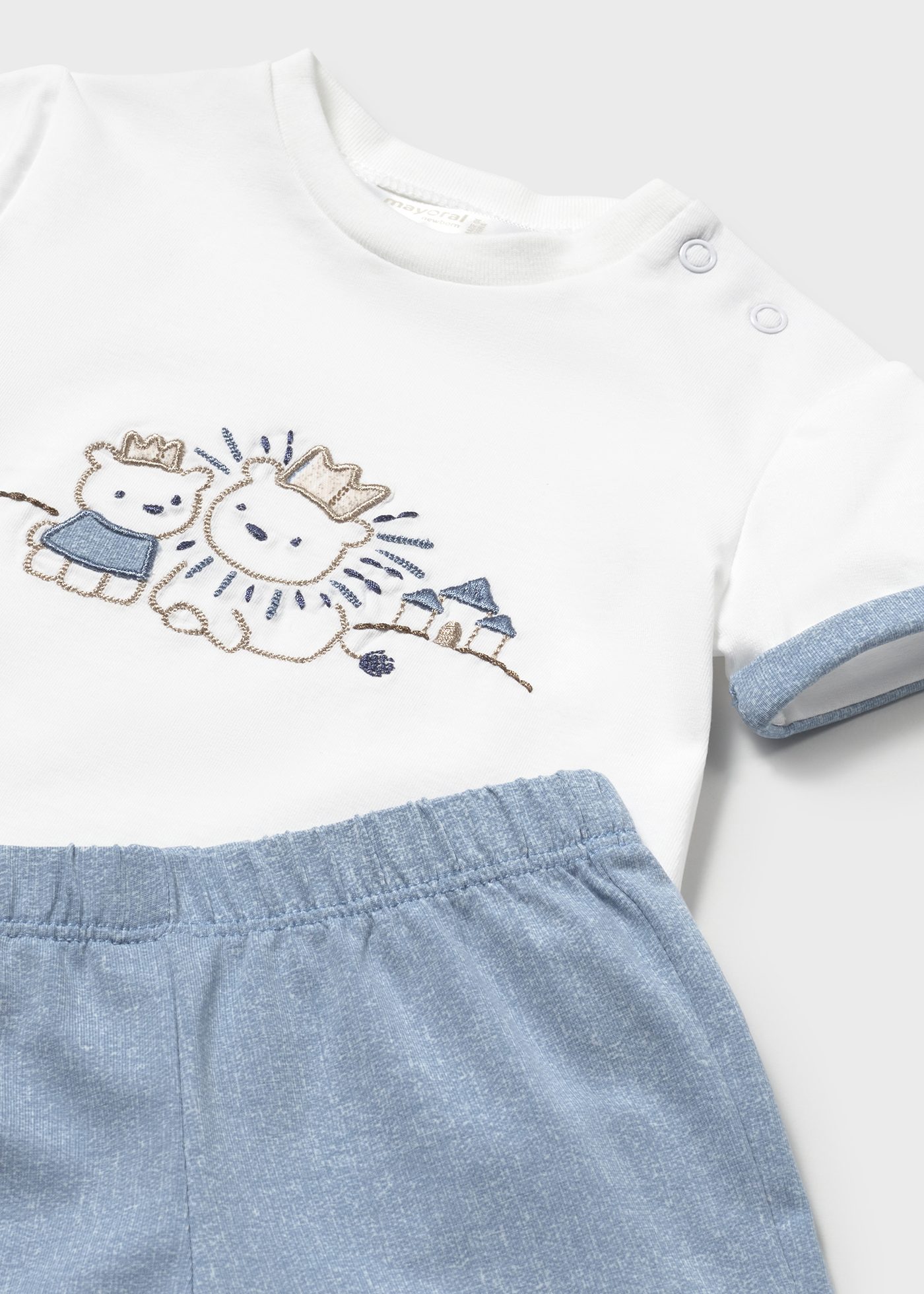 Newborn 4-Piece Set with Shorts