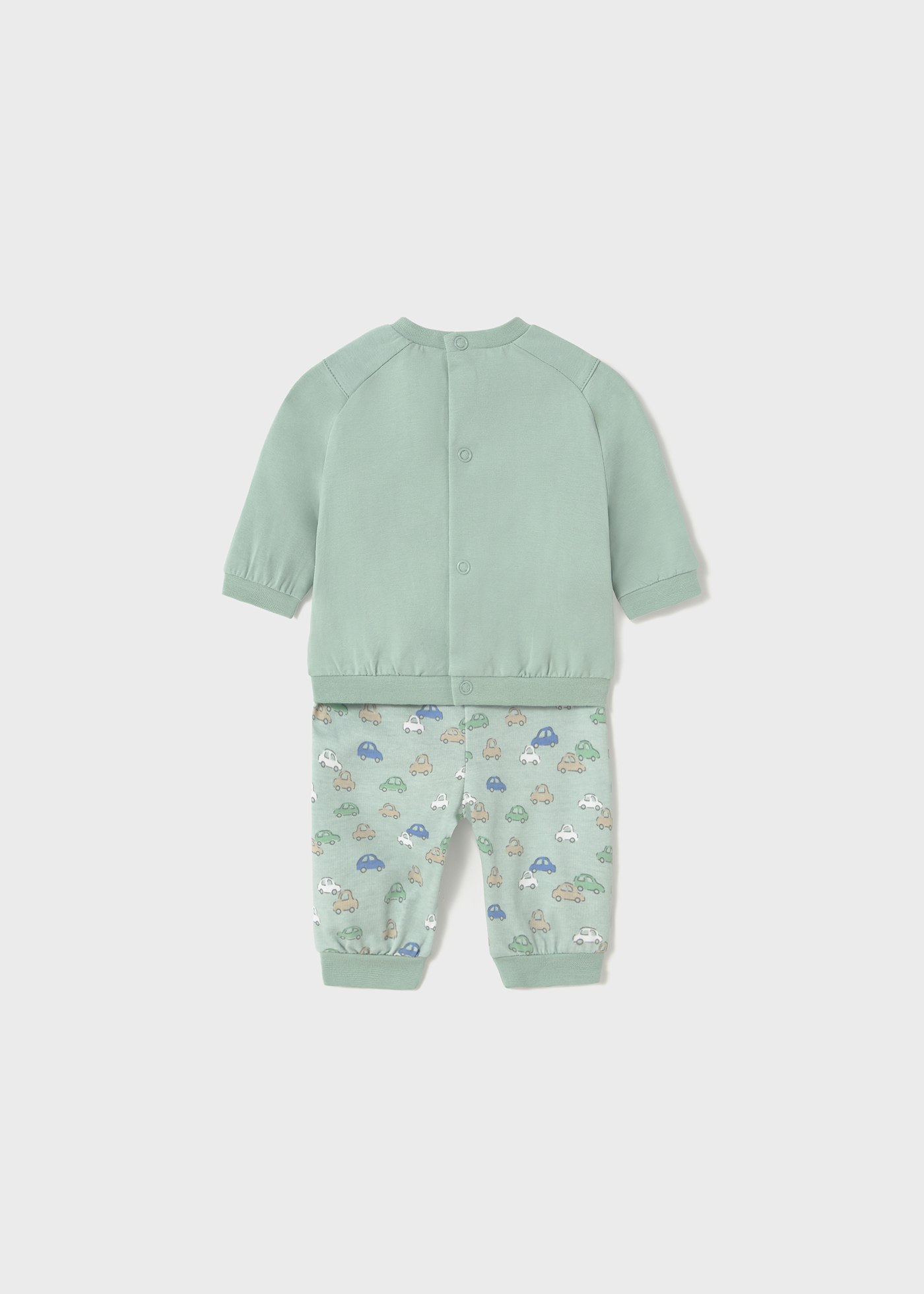 Completo 4 pezzi pantalone neonato