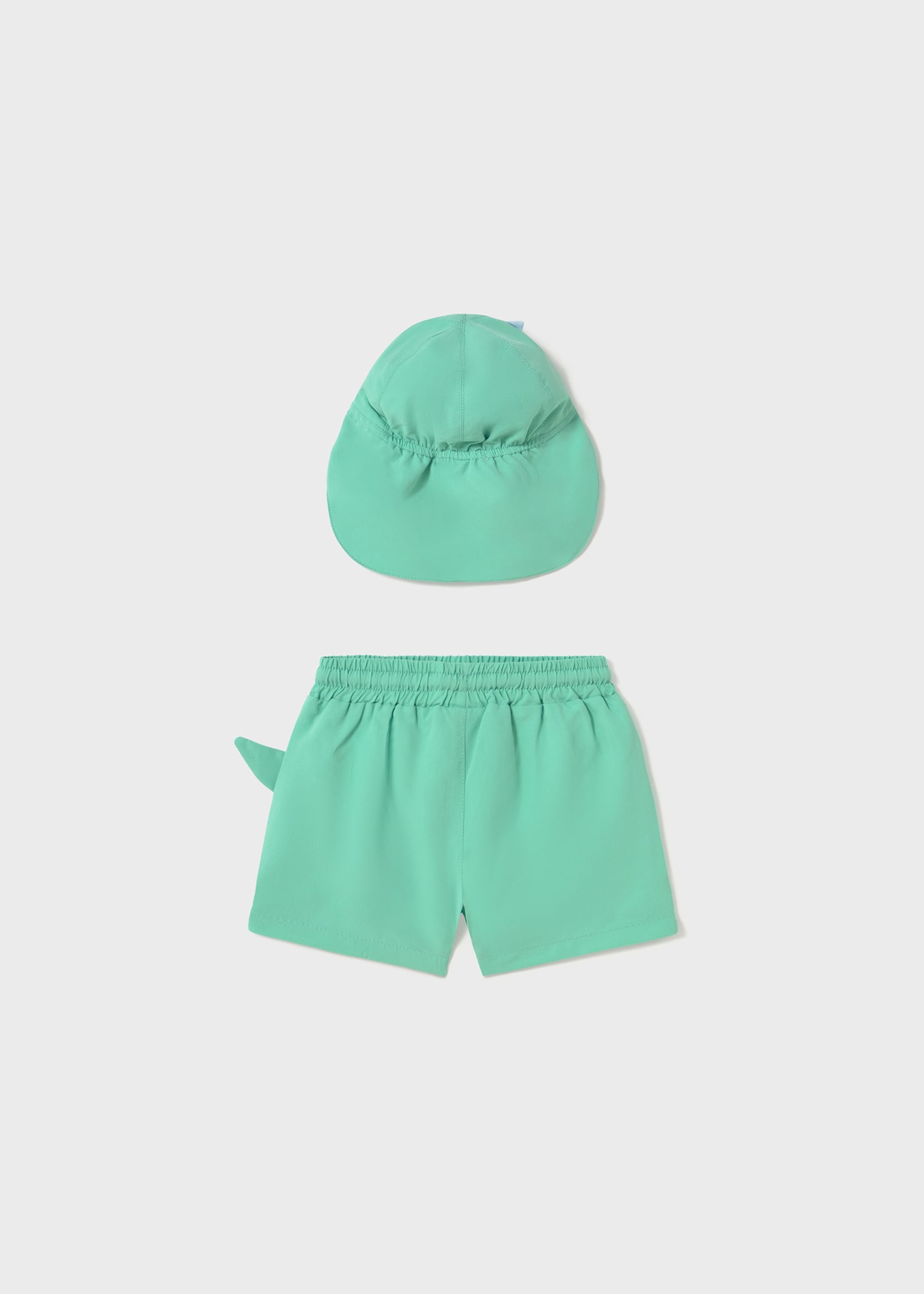 Baby interactive swimming shorts and sun hat with sun protection