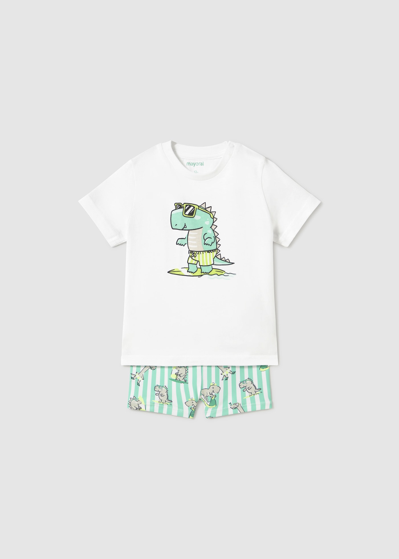 Baby Swim Trunks and T-Shirt with Sun Protection