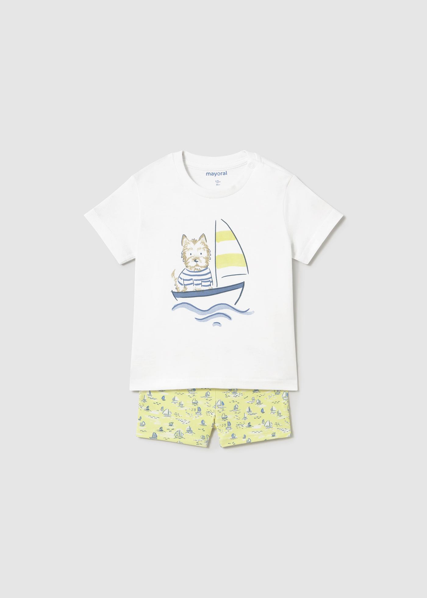 Baby Swim Trunks and T-Shirt with Sun Protection