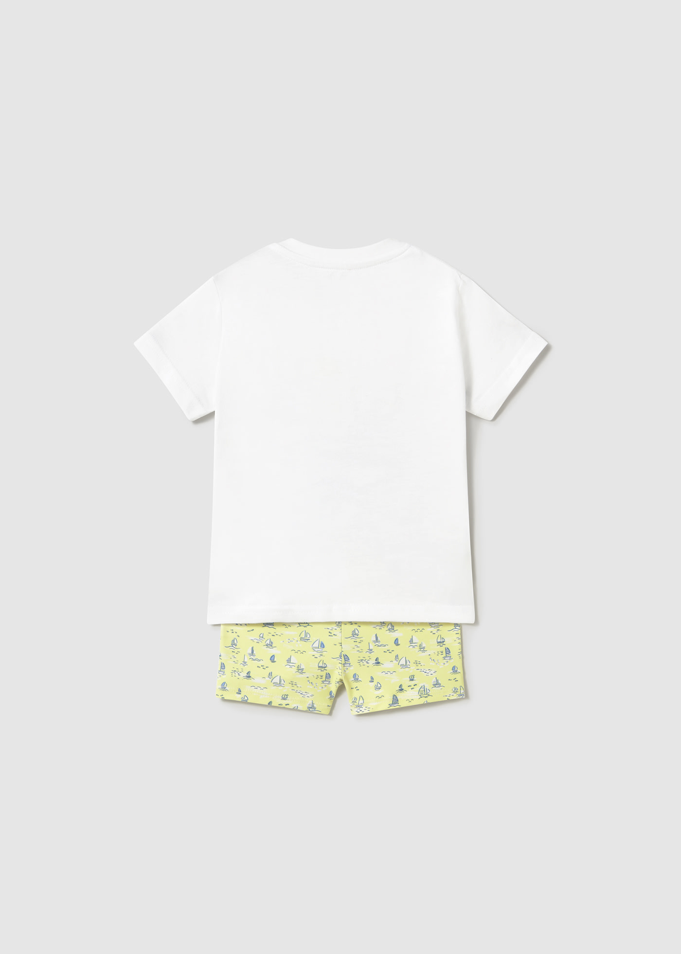 Conjunto bañador y camiseta protección solar bebé