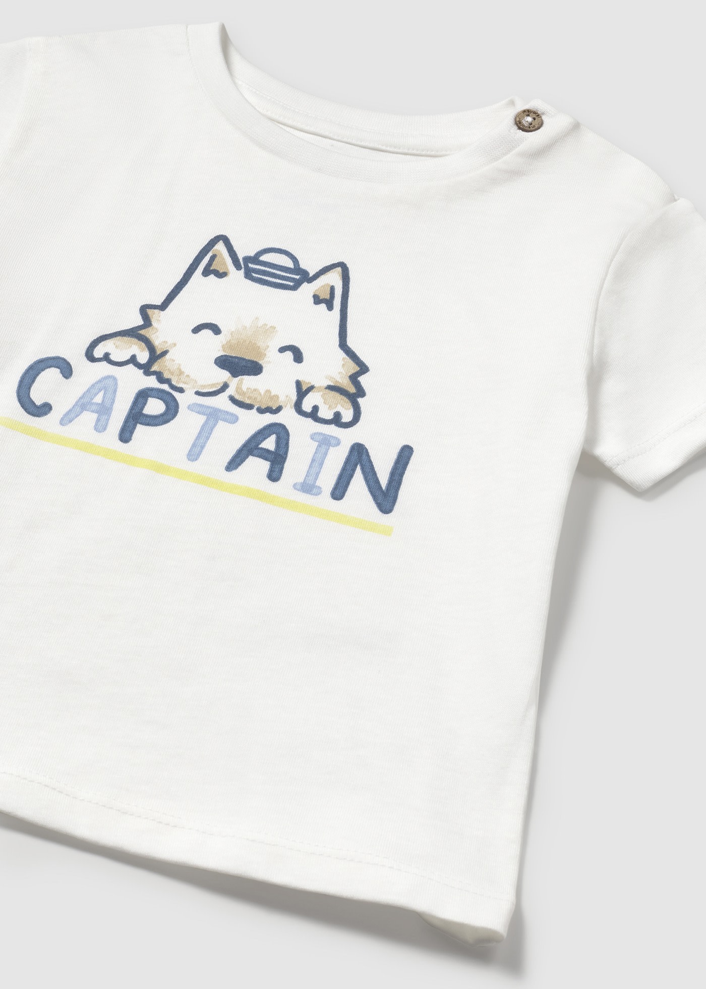 Conjunto 3 peças com chapéu estampado bebé