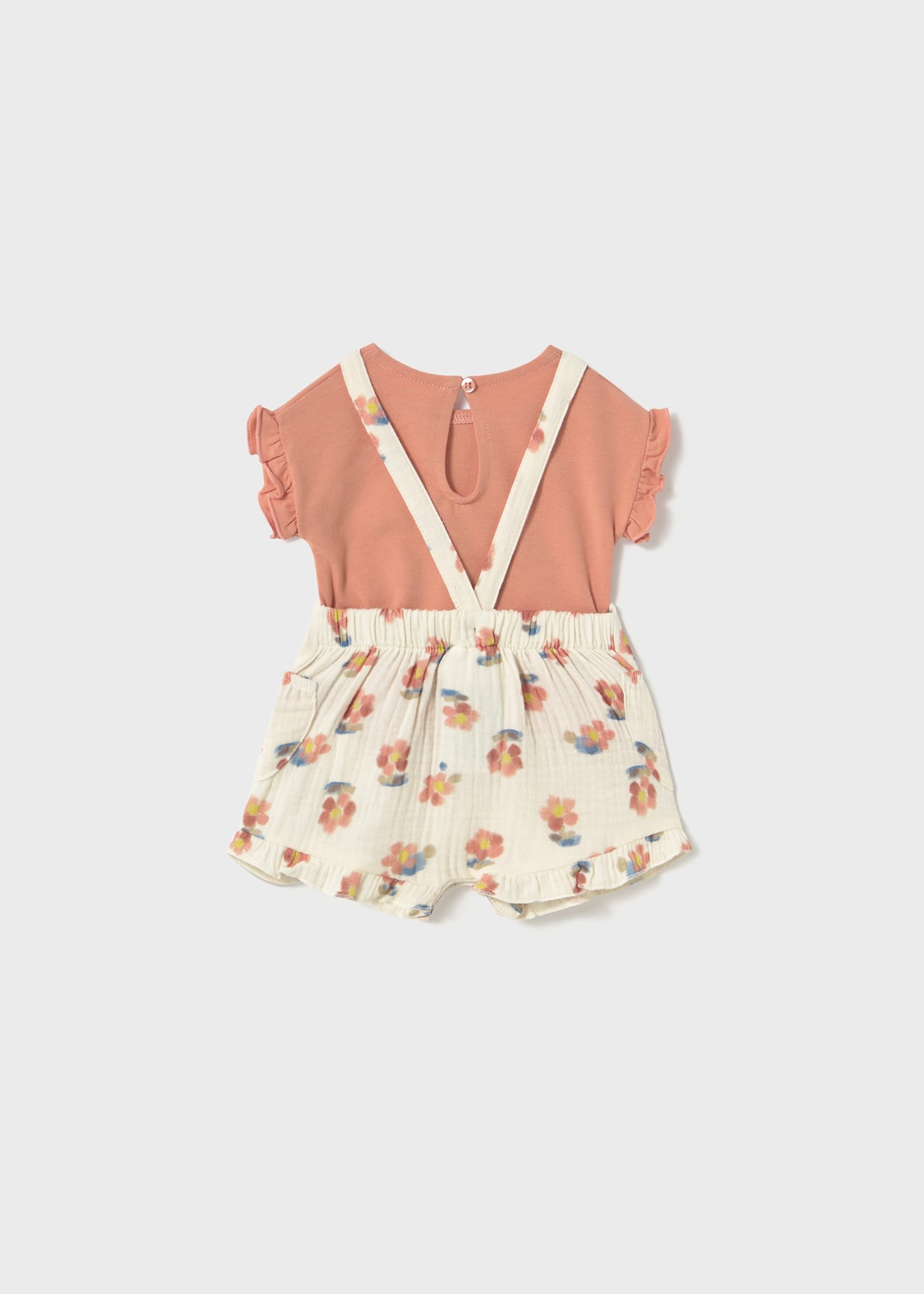 Newborn Dungaree and T-Shirt Set