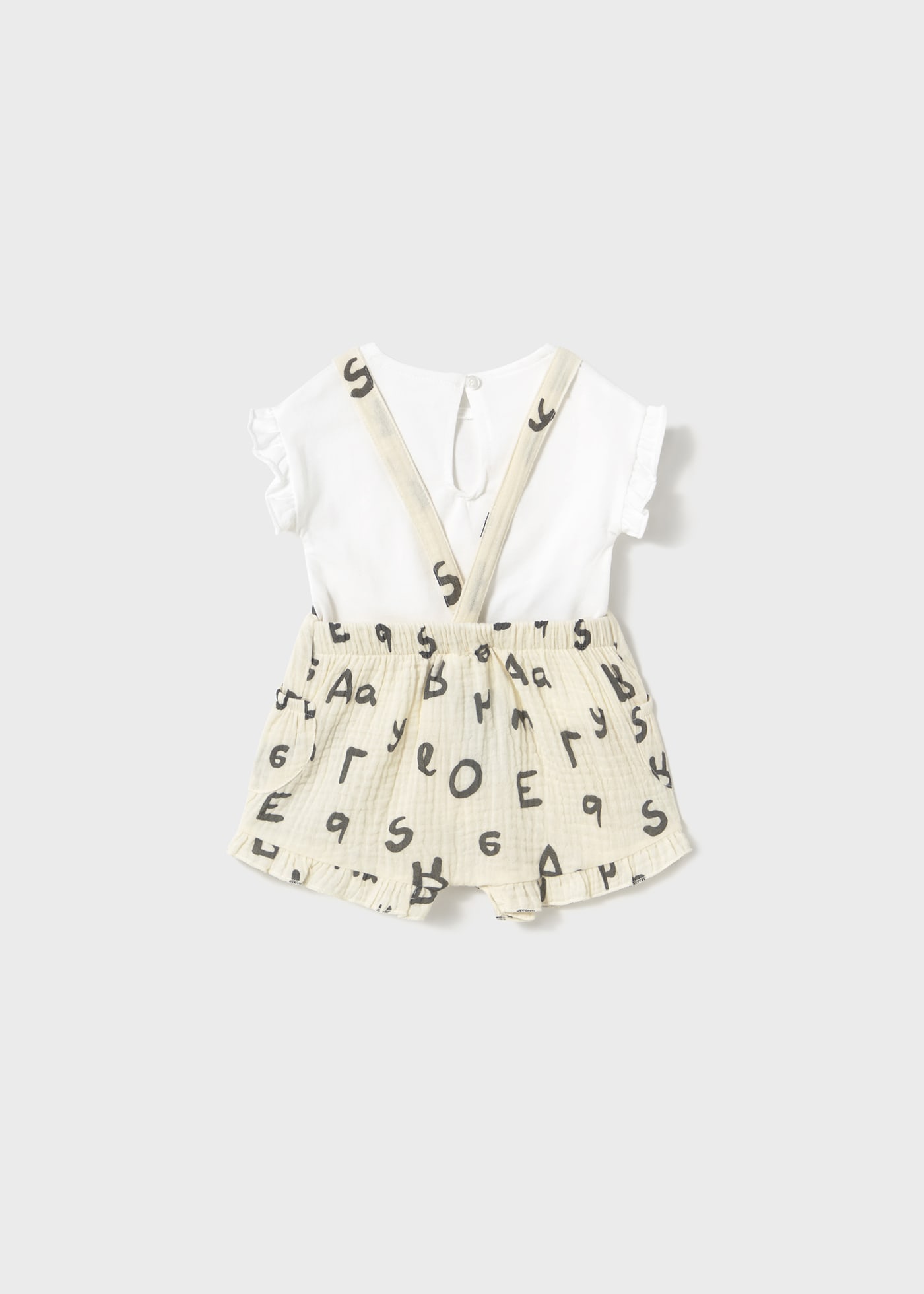 Set salopeta si tricou nou-nascut