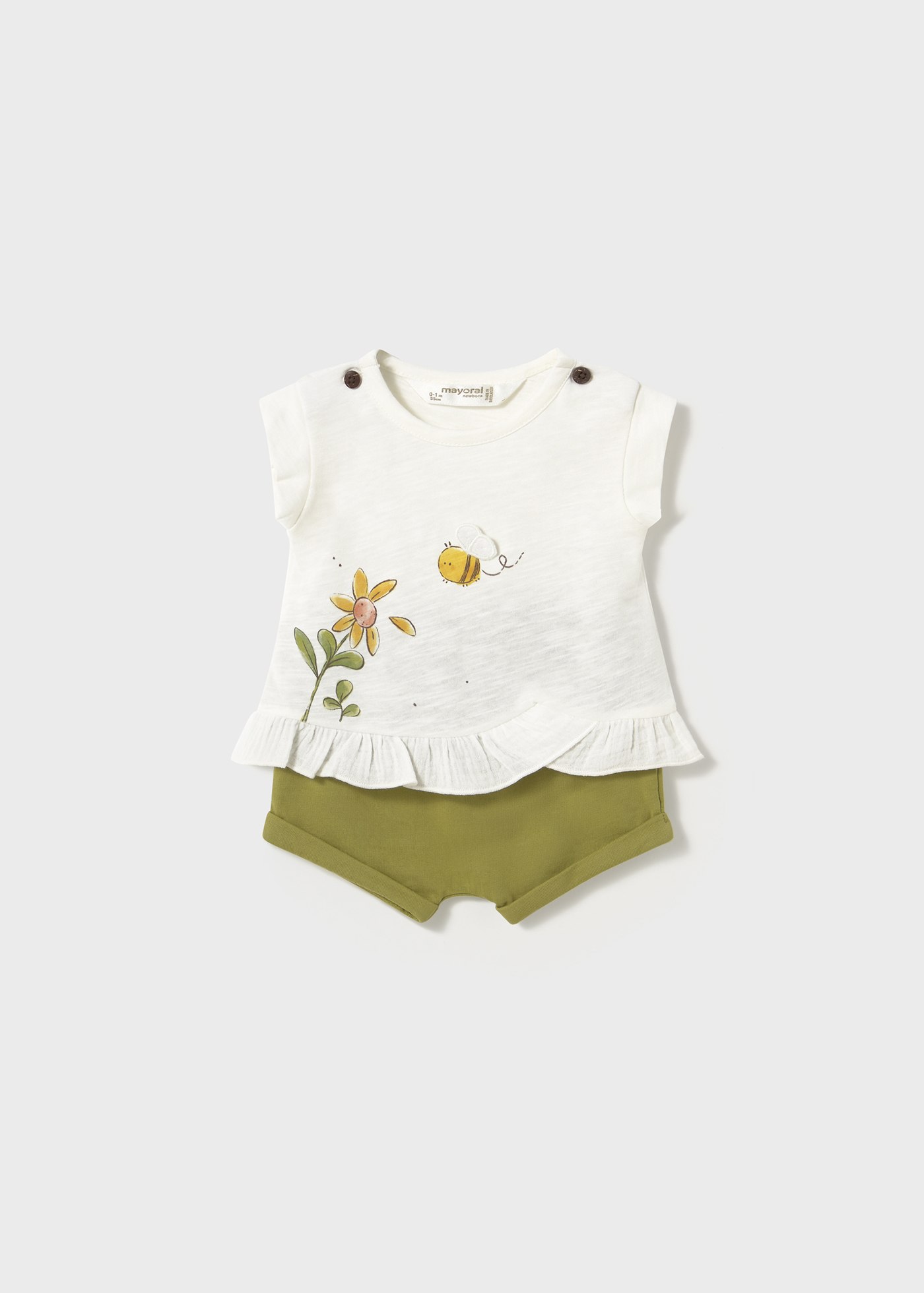 Newborn girl 4 piece print set