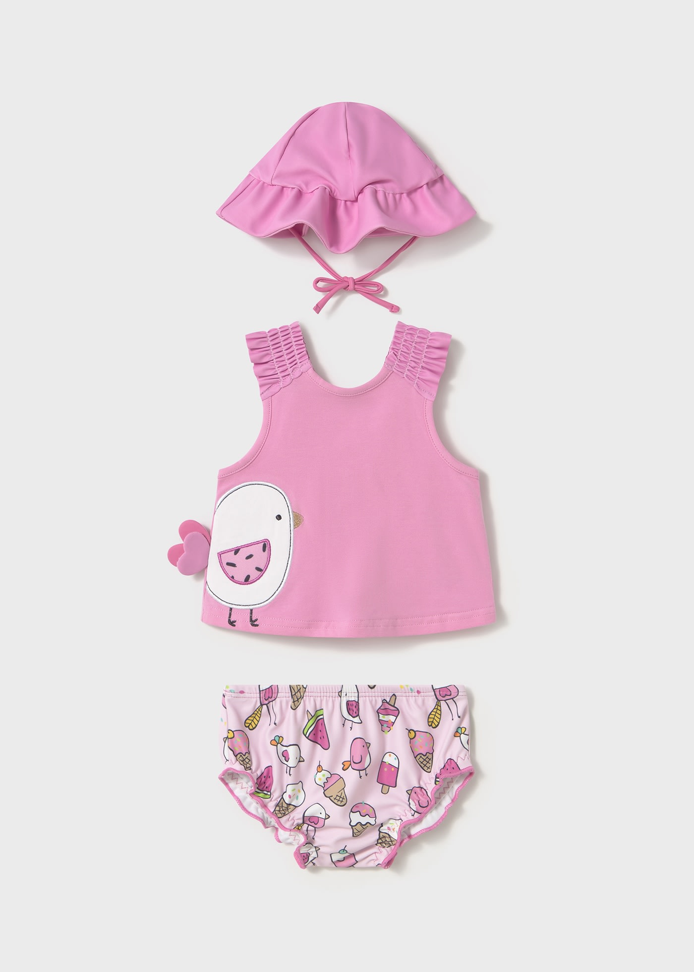 Newborn 3-Piece Swim Set with Sun Protection