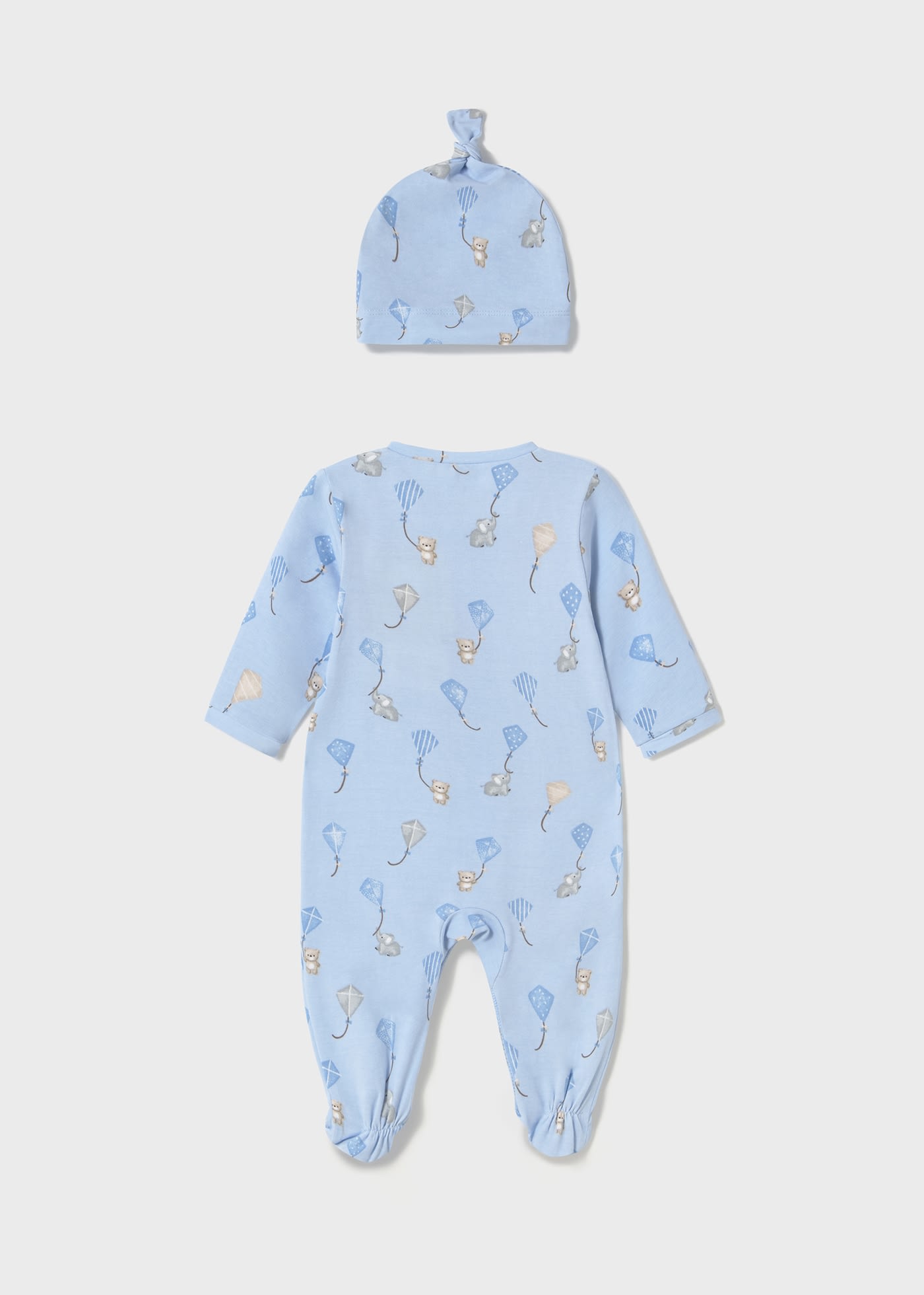 Newbotn boy romper set with hat