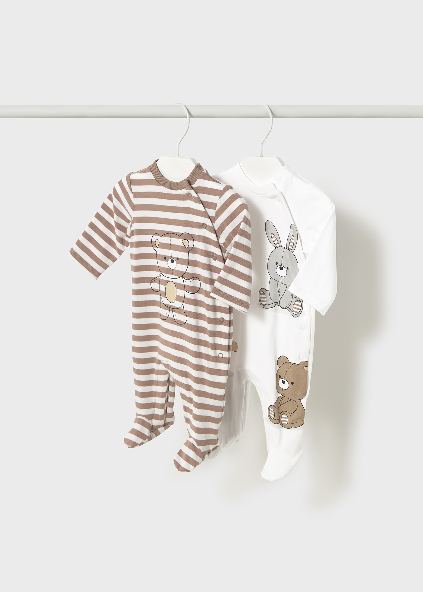 Set 2 pijamale lungi nou-nascut