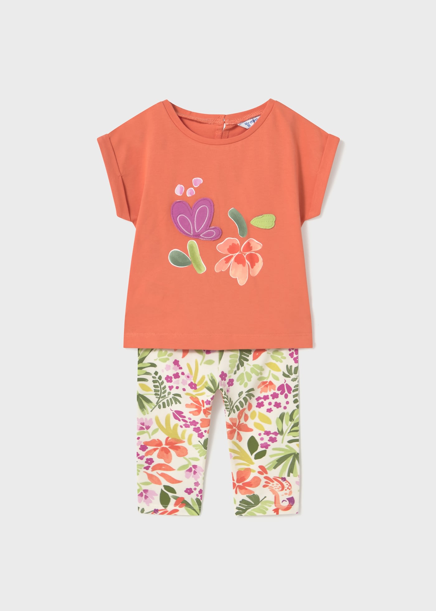 Ensemble leggings imprimés et t-shirt bébé