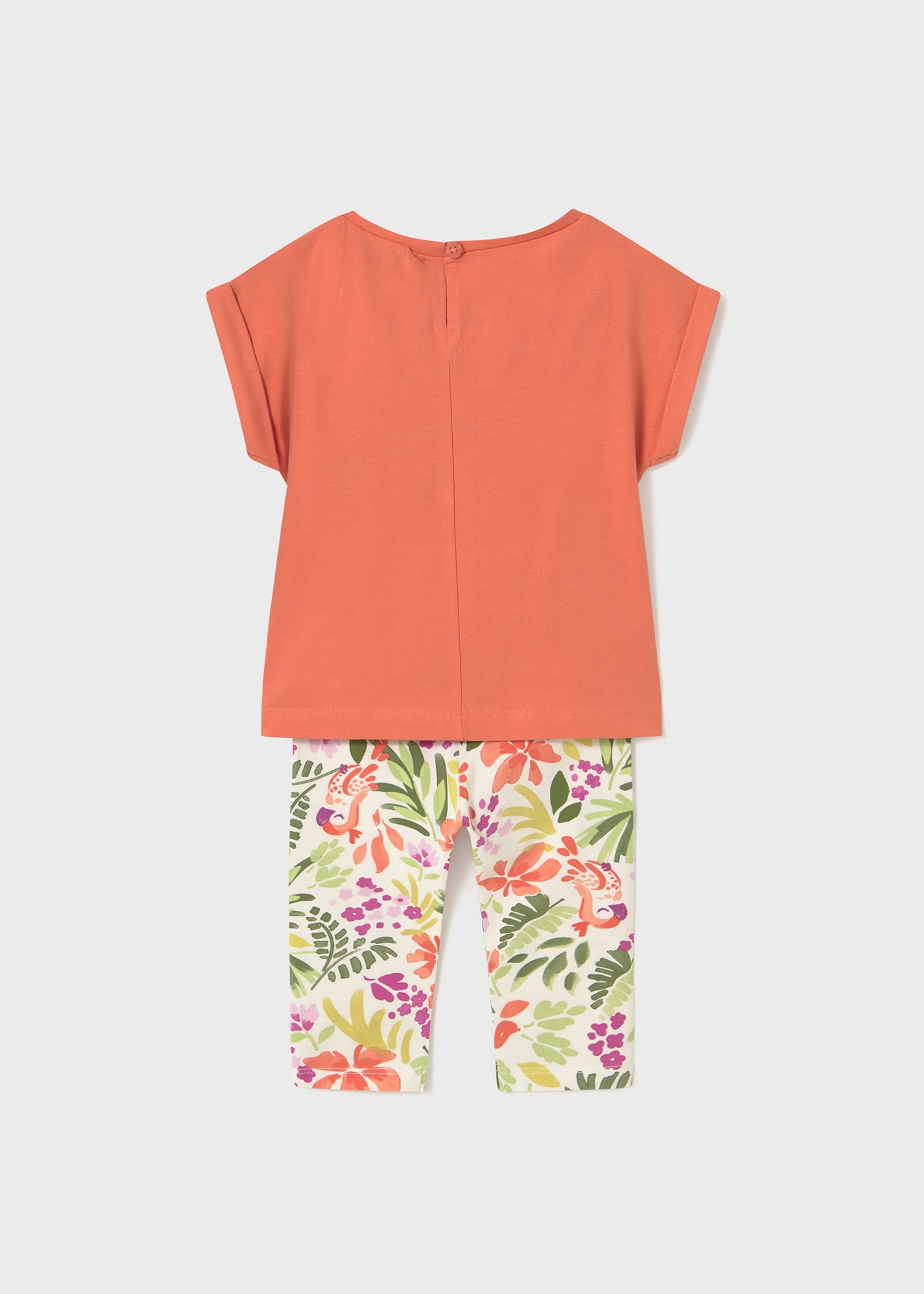 Ensemble leggings imprimés et t-shirt bébé