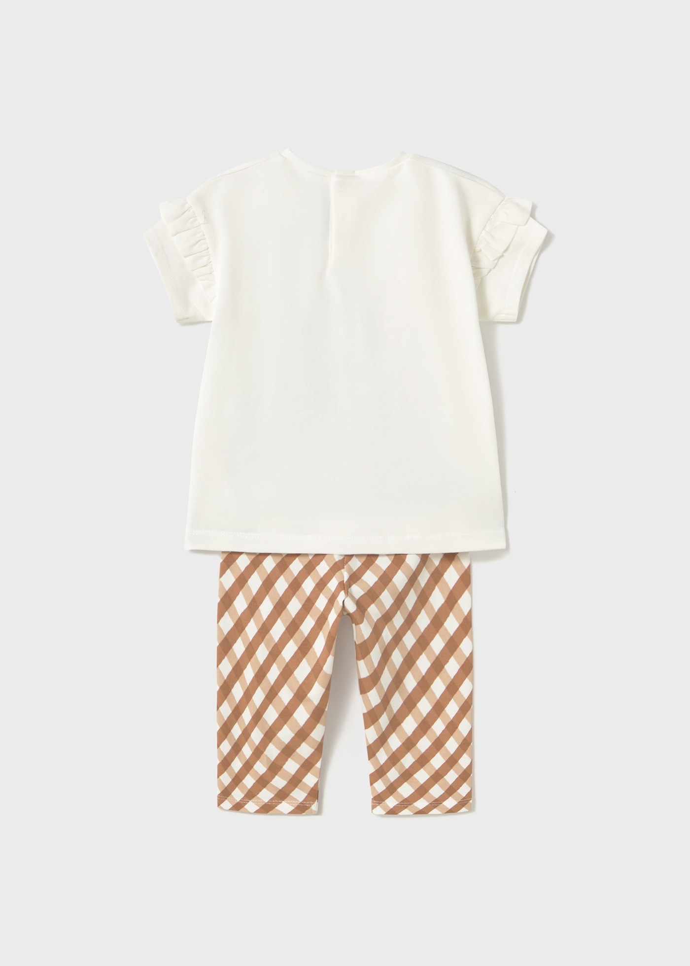 Ensemble leggings imprimés et t-shirt bébé