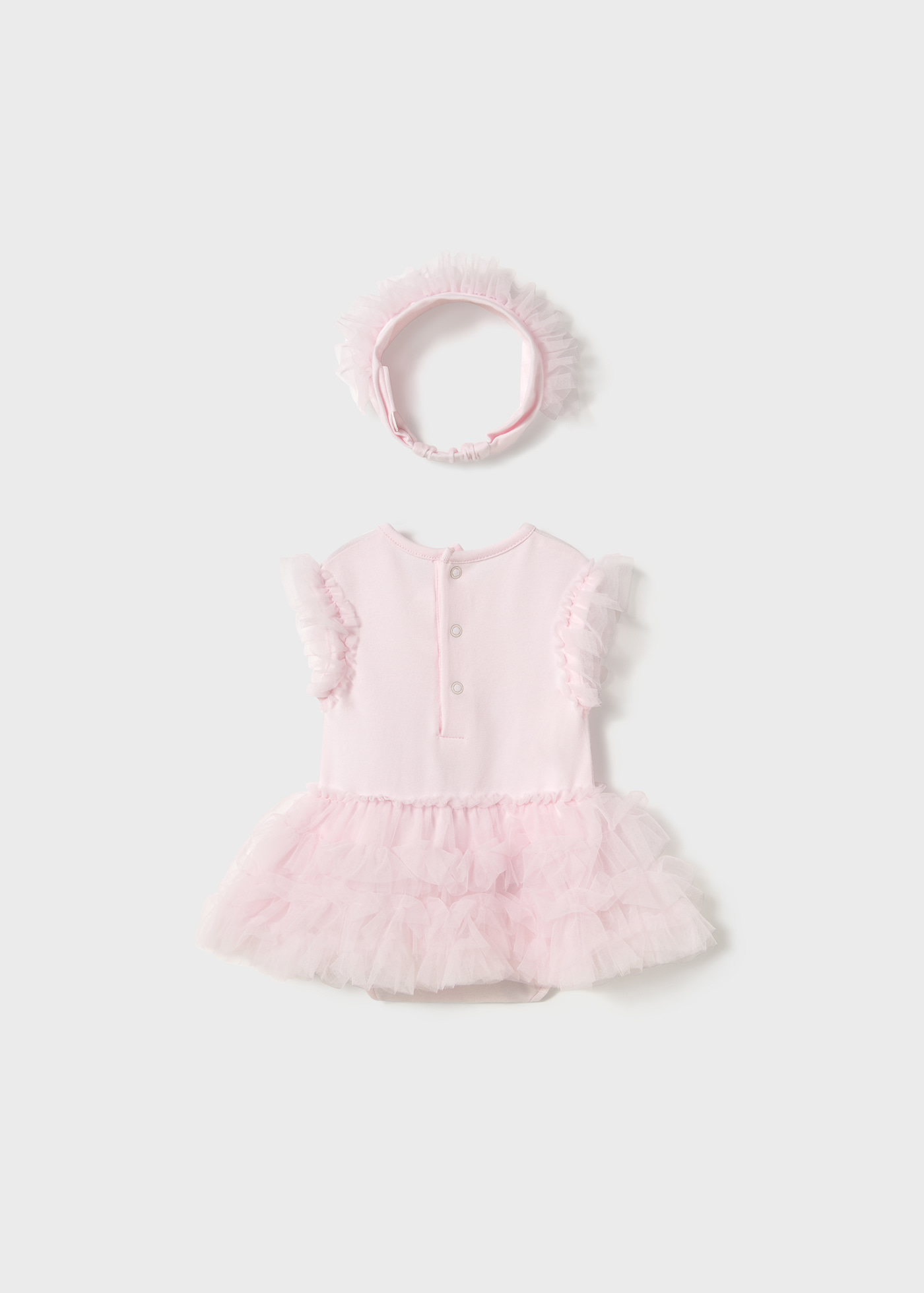 Body tutù con fascetta neonata