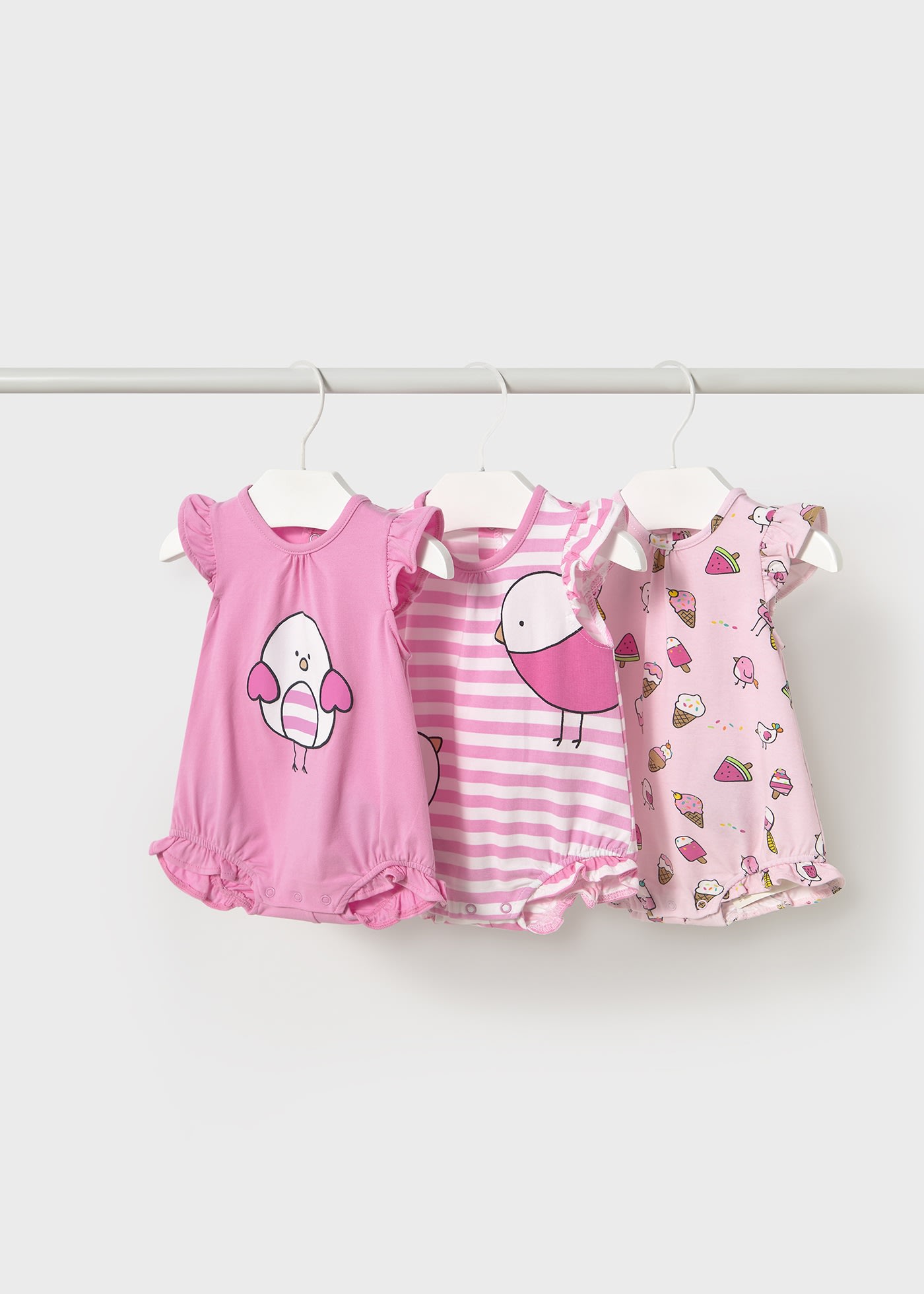 Newborn 3-Pack Rompers