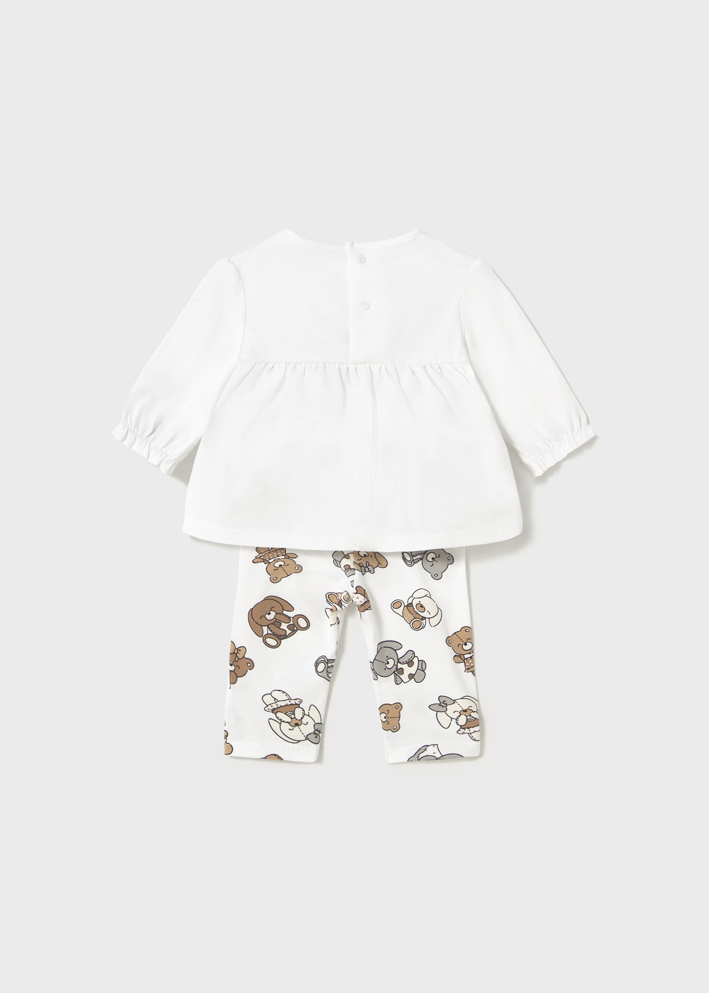 Newborn 4-Piece Set with Long Sleeve T-Shirts