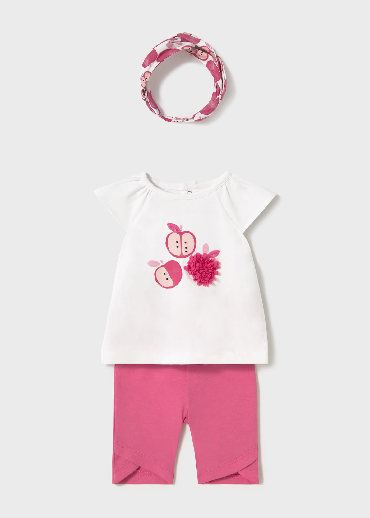 Completo 3 pezzi con fascia neonata