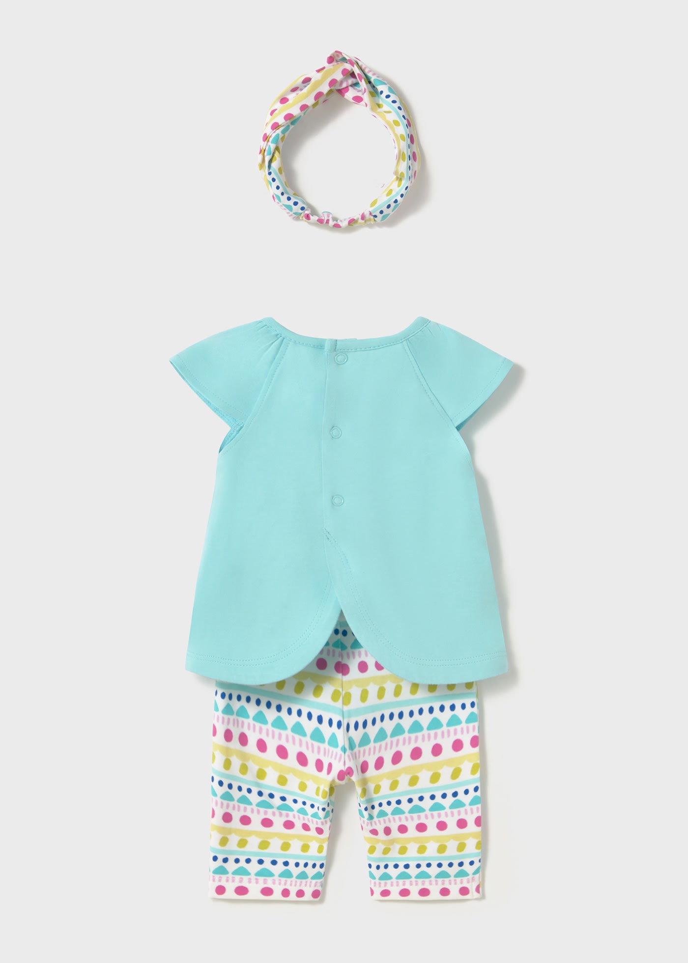 Completo 3 pezzi con fascia neonata