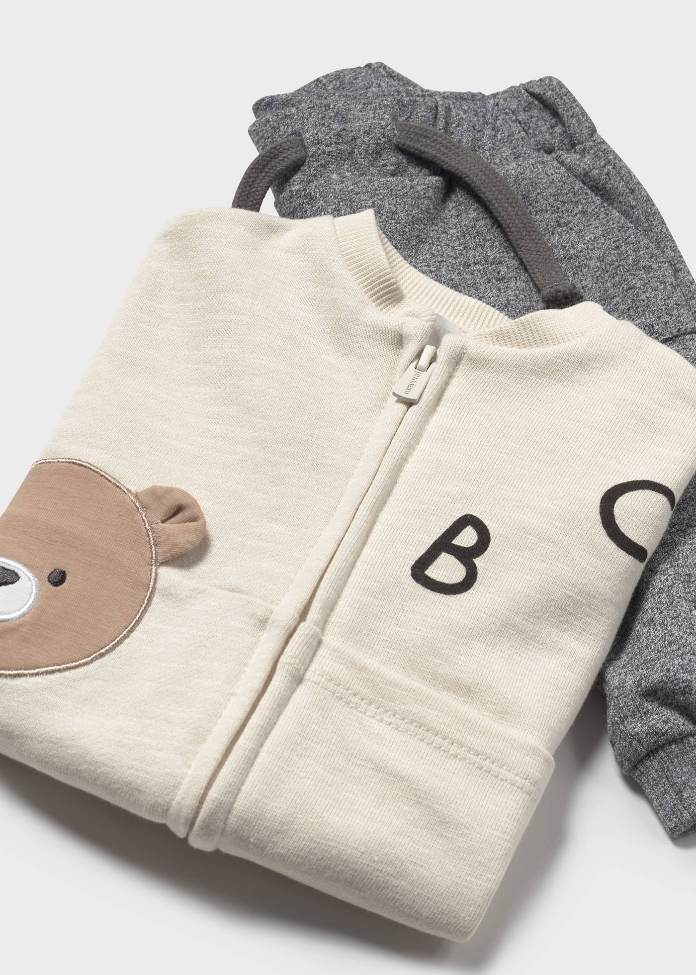 Newborn Tracksuit with Animal T-Shirt