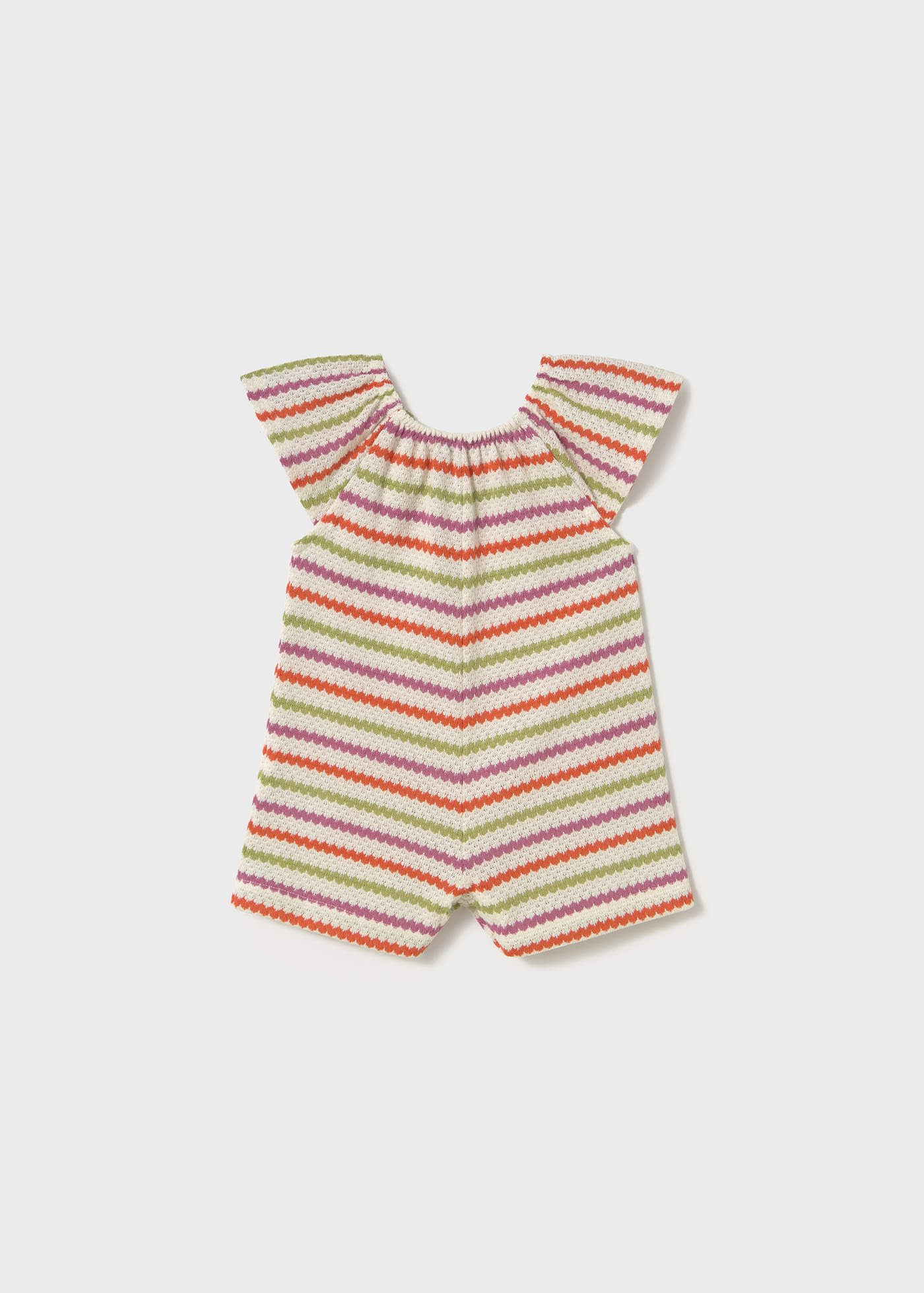 Tuta righe croquet neonata