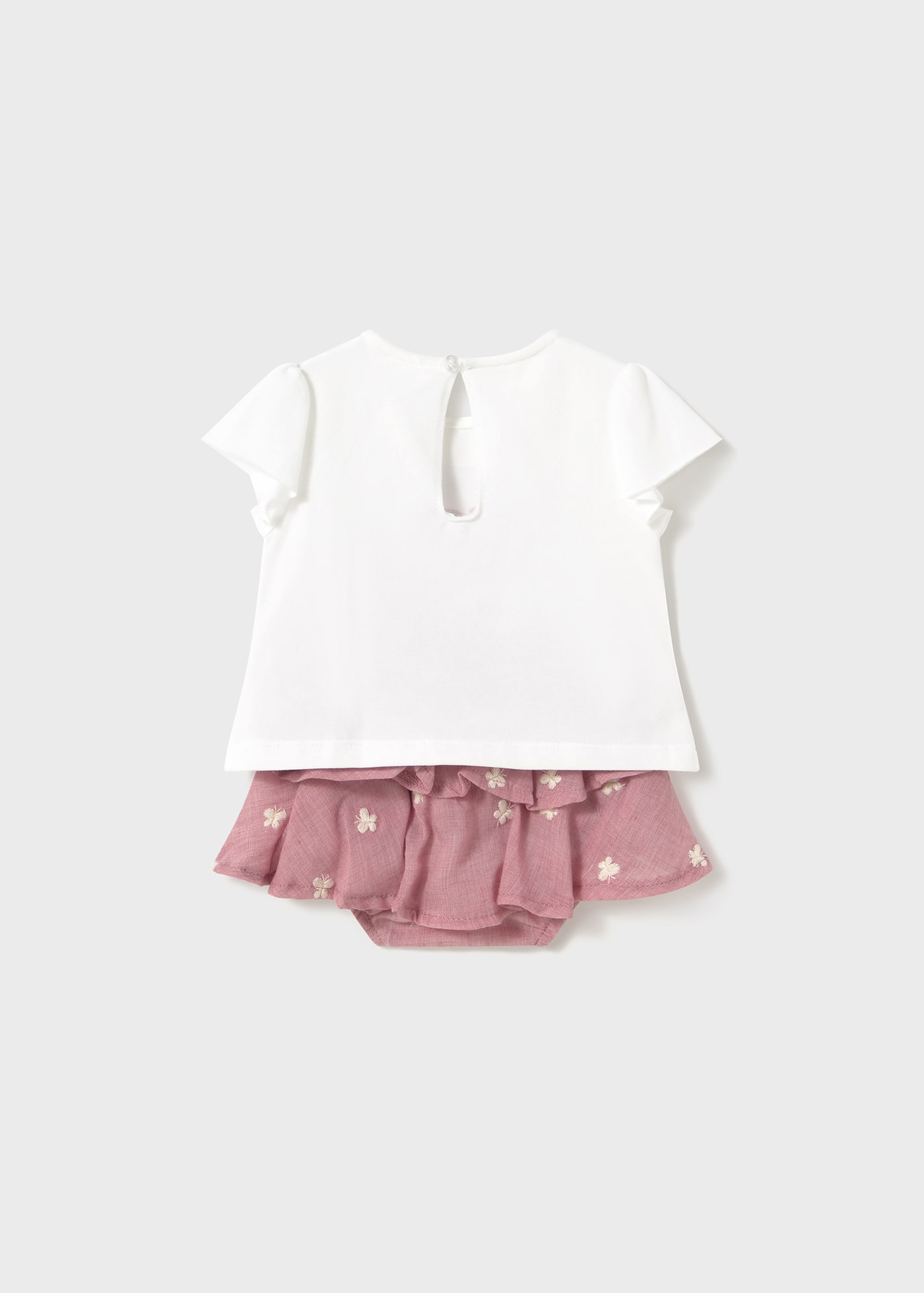 Newborn girl skirt and top set