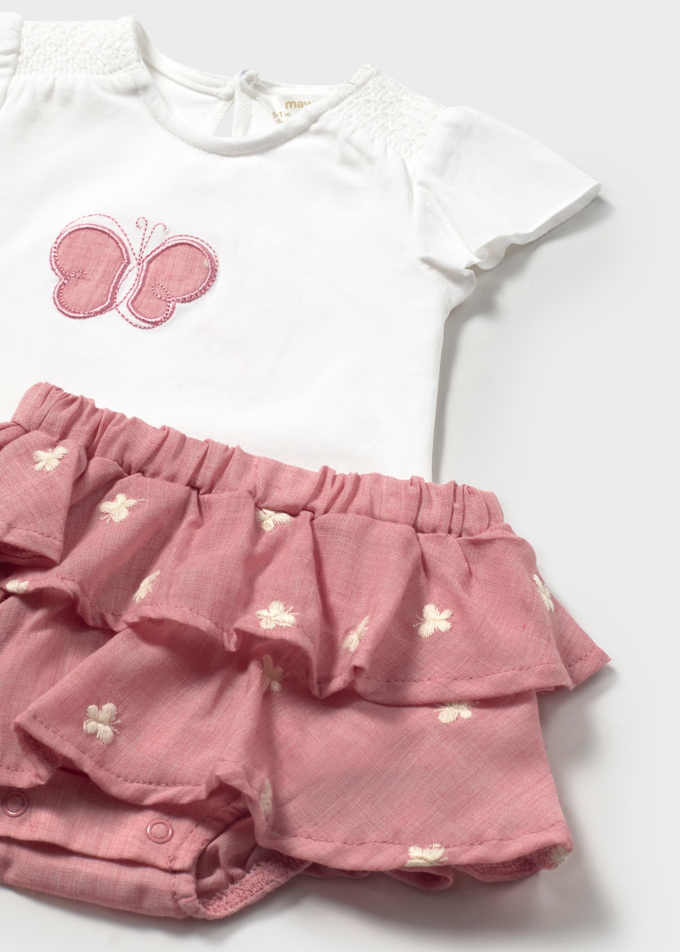 Newborn girl skirt and top set