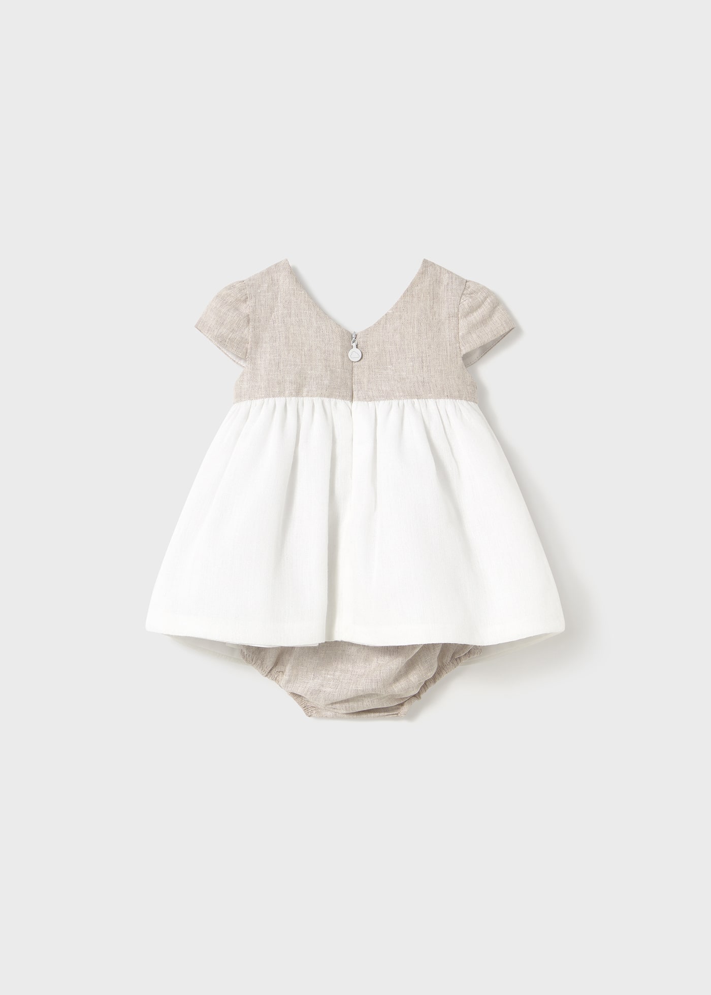 Vestito  con copri pannolino cerimonia neonata
