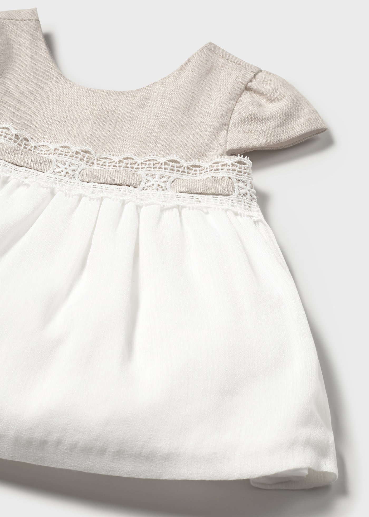 Vestito  con copri pannolino cerimonia neonata
