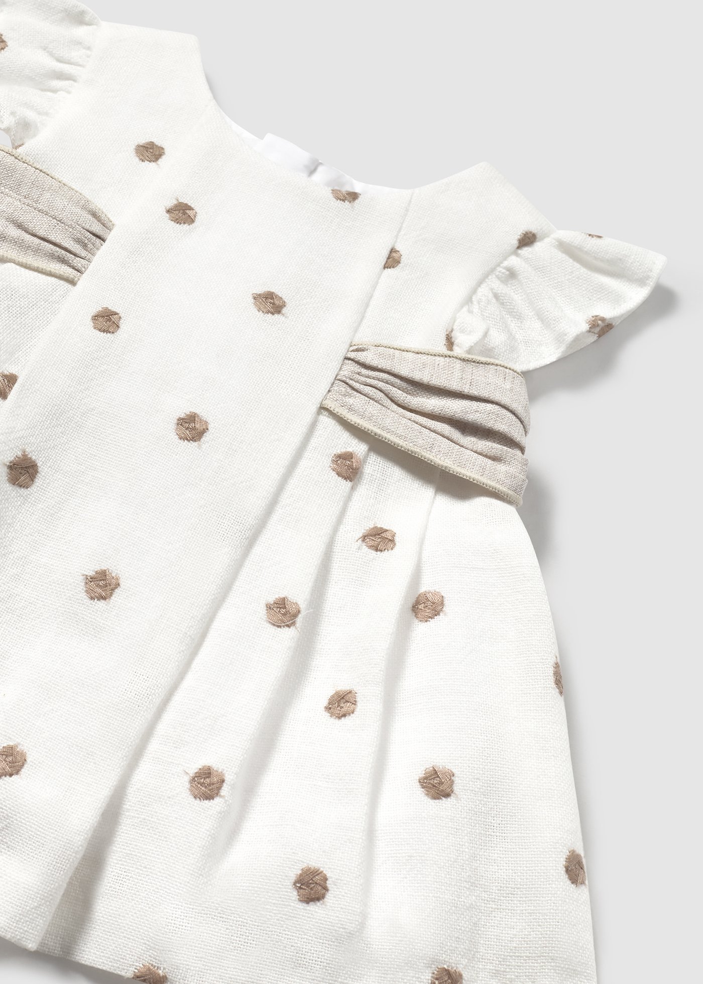 Newborn Embroidered Dress with Bloomers