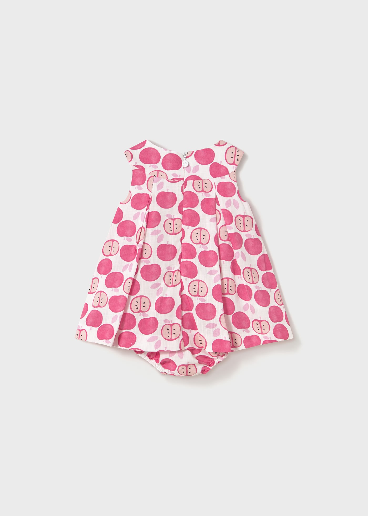 Vestido com tapa fraldas recém nascida