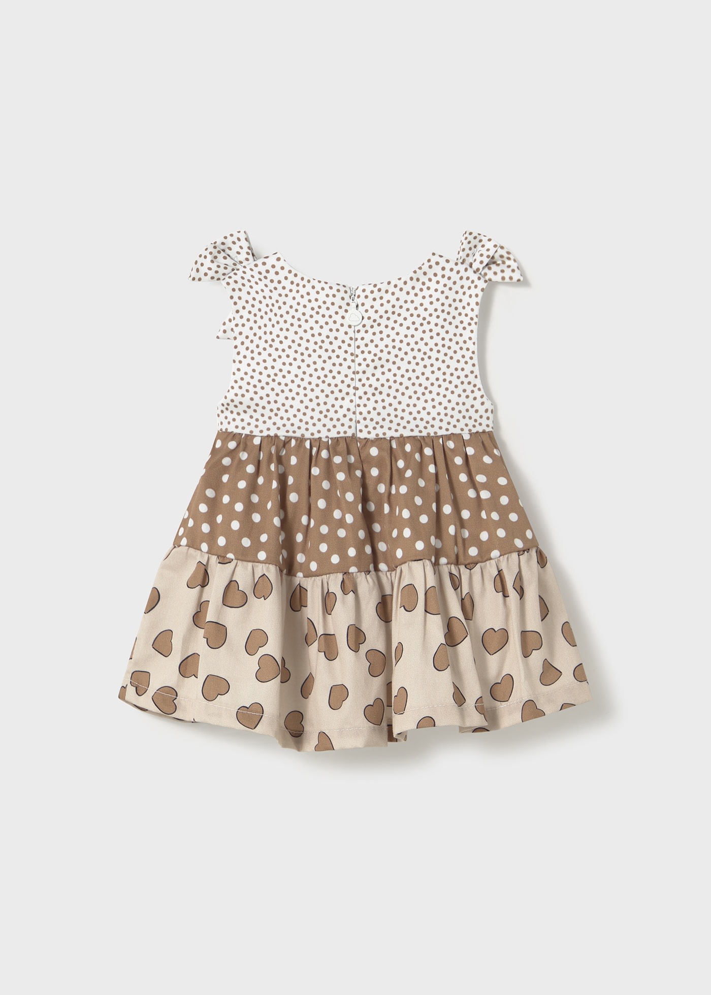 Newborn girl combined ruffle dress