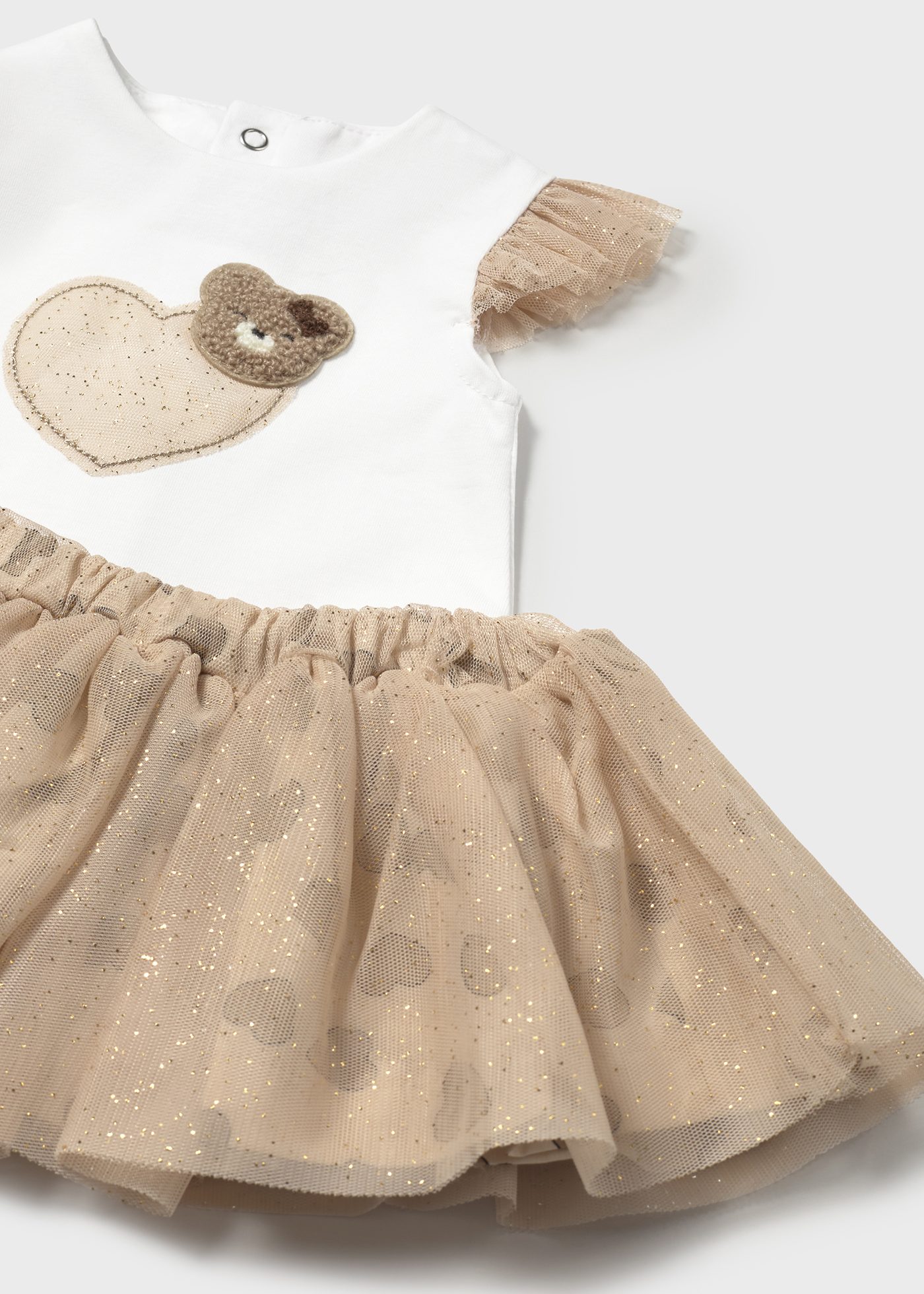 Newborn girl tulle skirt and top set