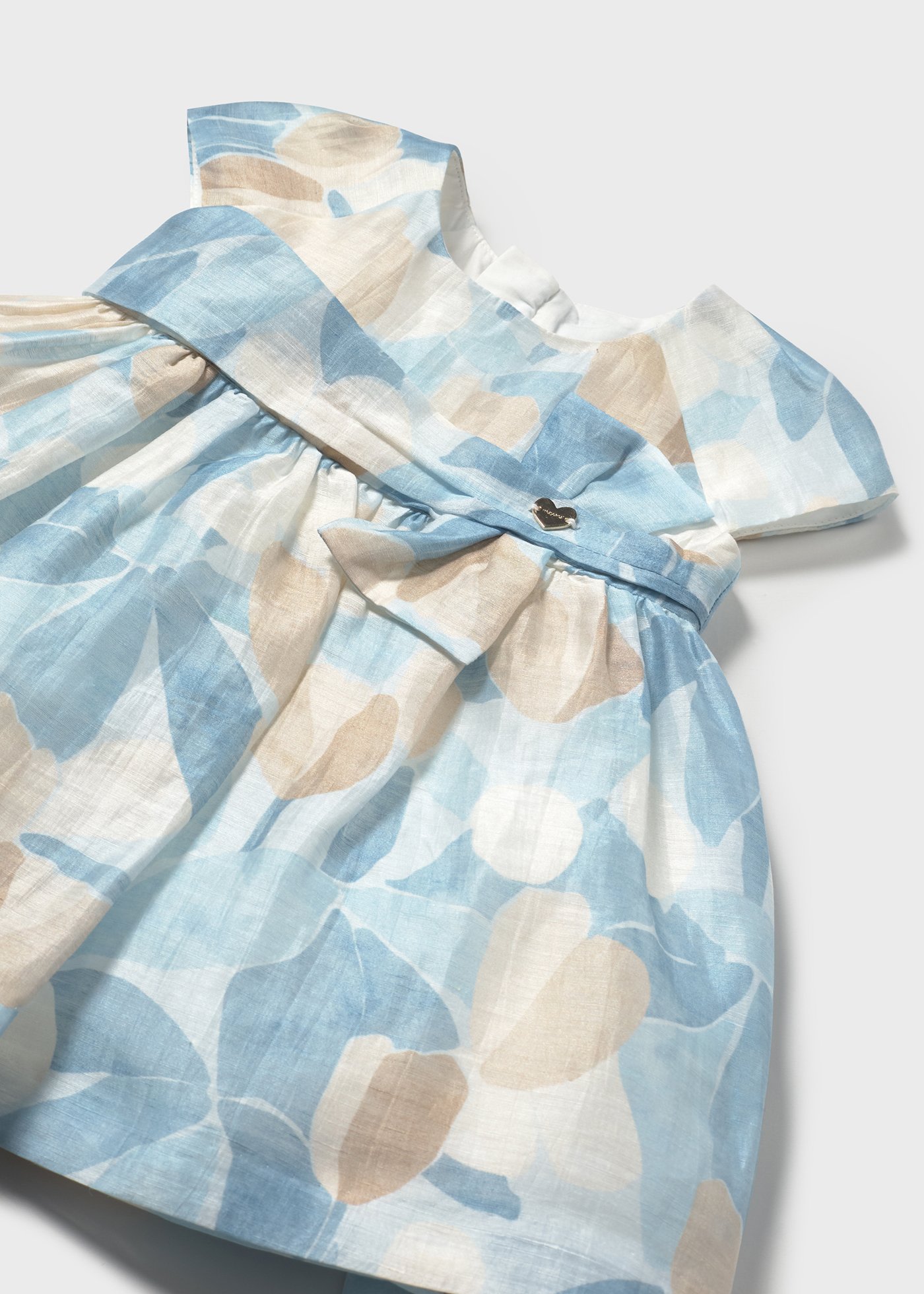 Vestito stampato fiori neonata