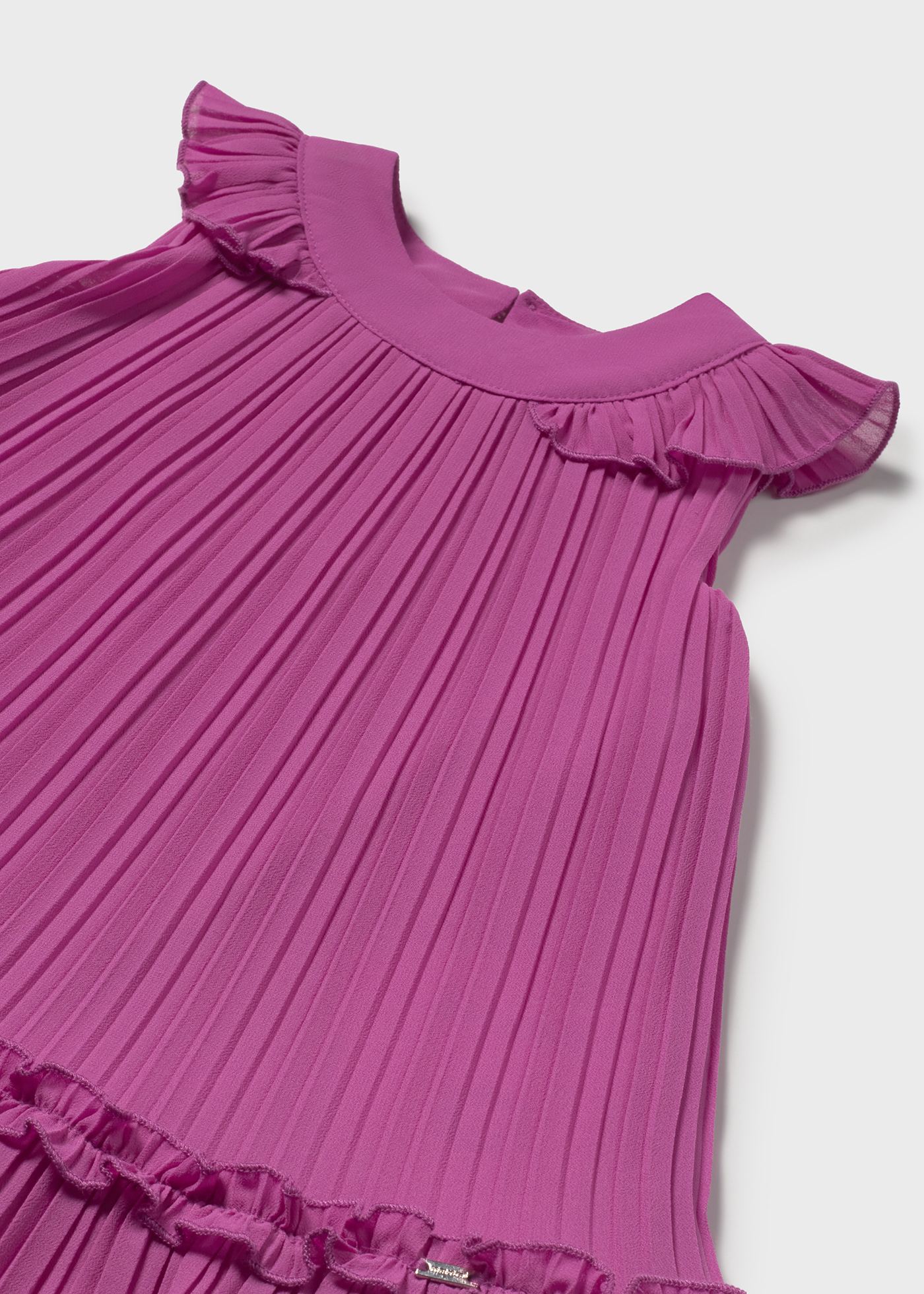 Baby pleated chiffon dress