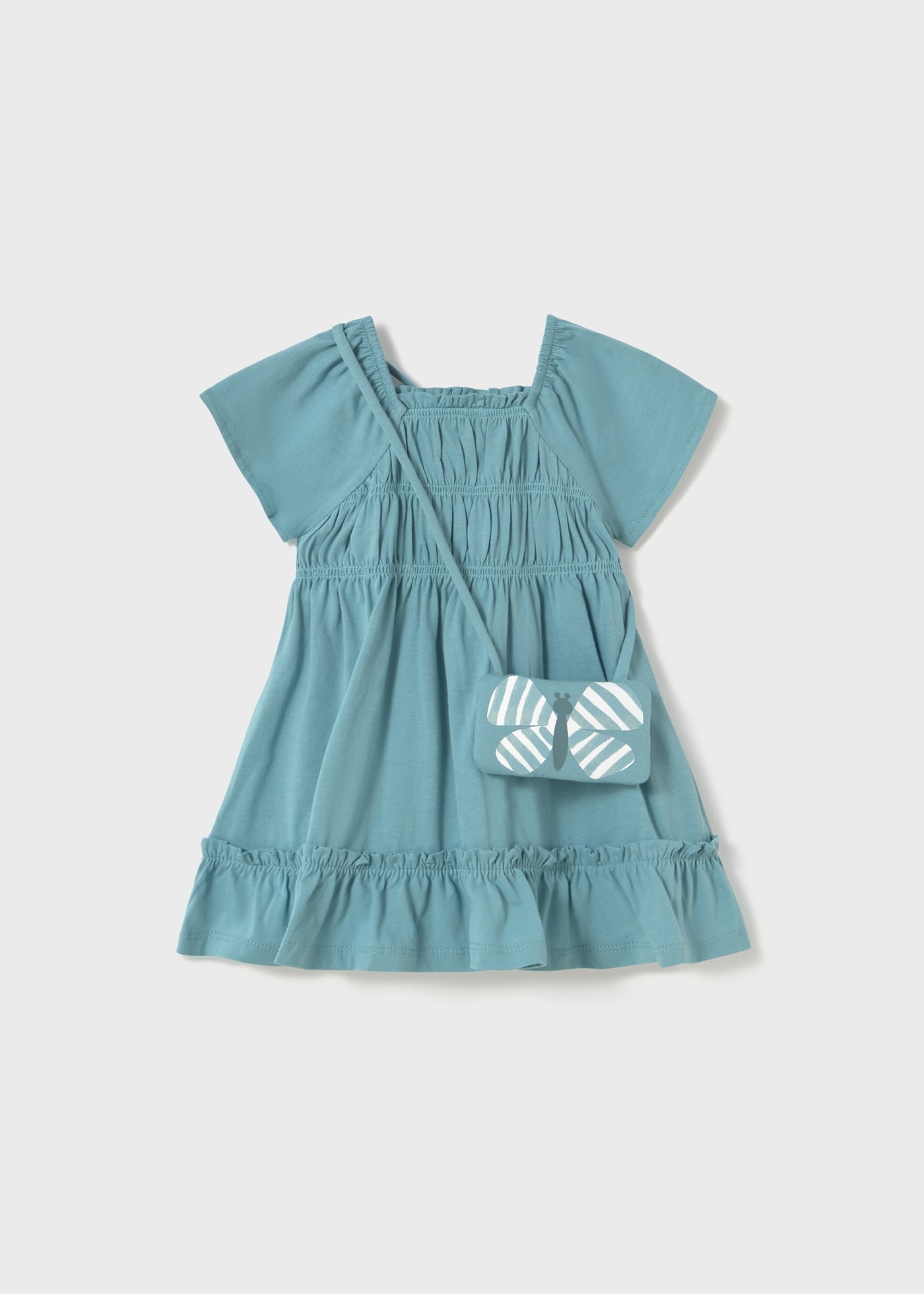 Baby dress with bag