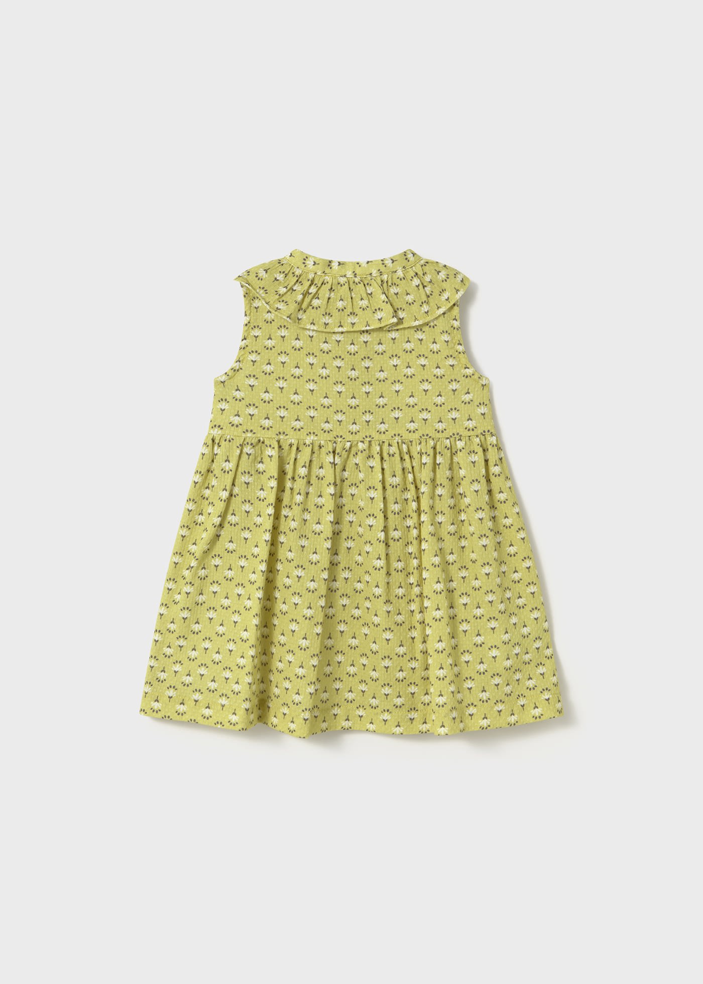 Rochie cu imprimeu si nasturi bebe