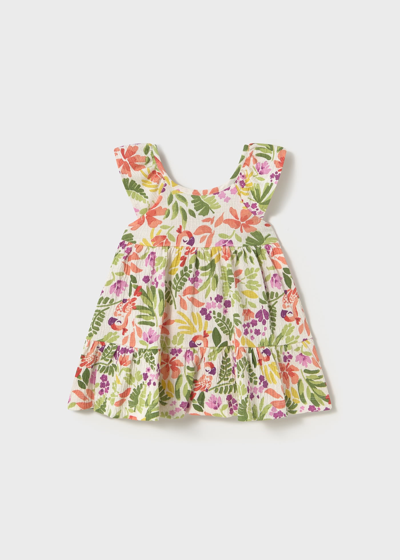 Baby tropical bambula dress