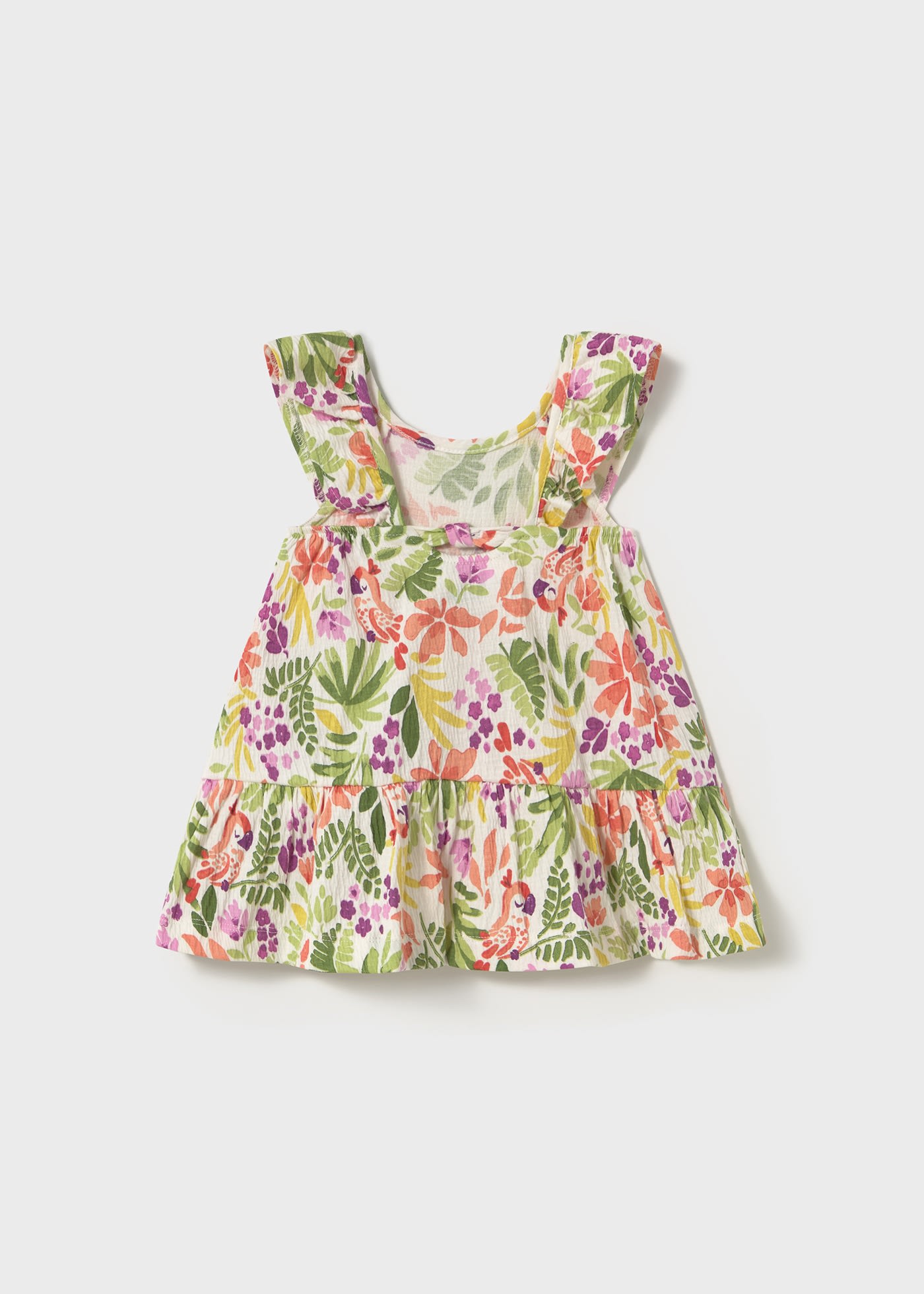 Baby tropical bambula dress