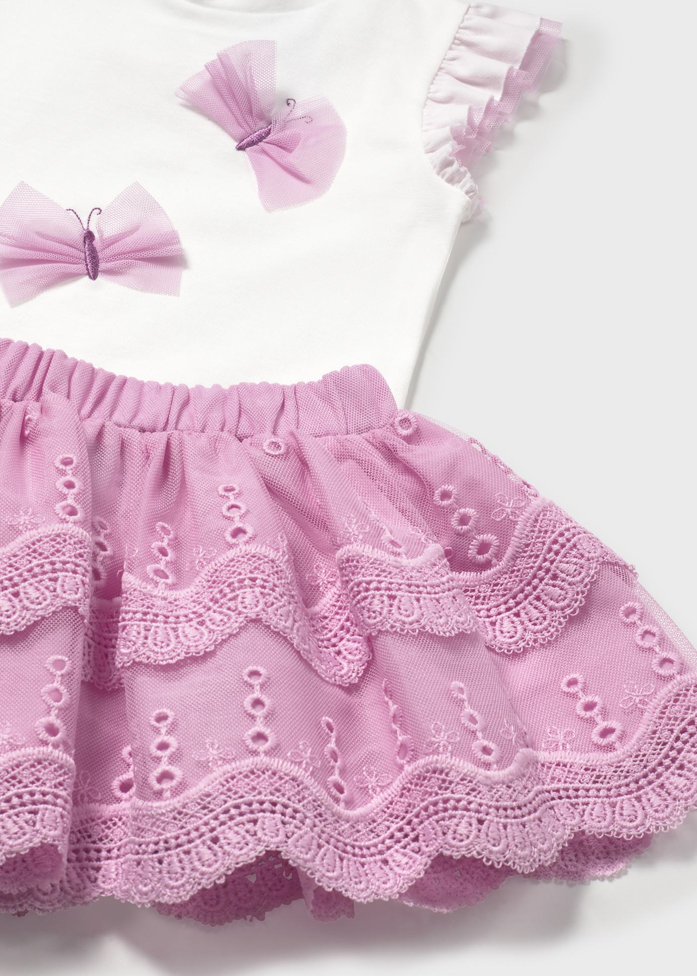 Ensemble jupe en tulle et t-shirt bébé