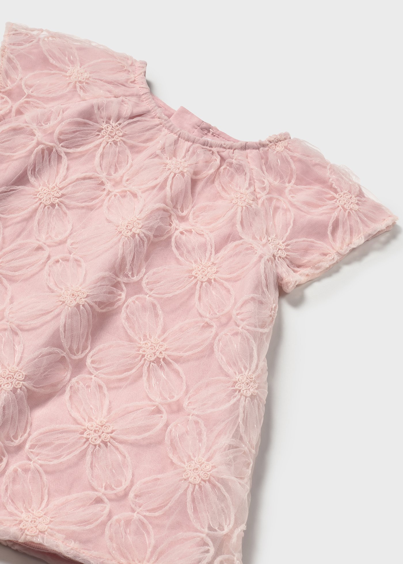 Vestido tule bordado bebé