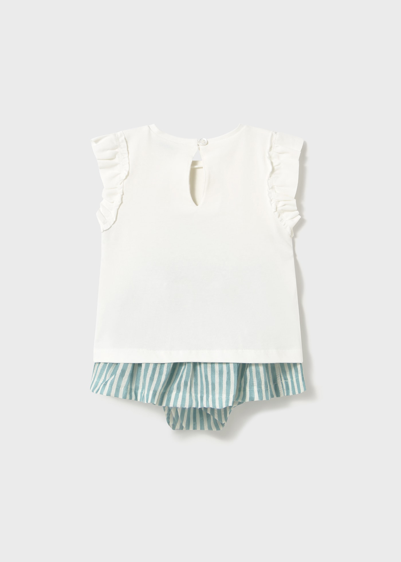 Ensemble jupe et t-shirt papillon bébé