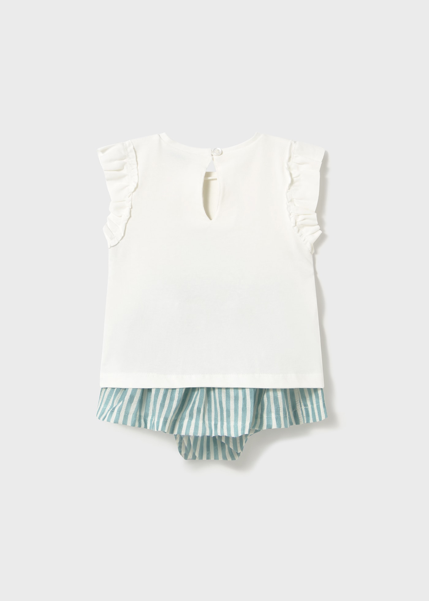 Set fusta si tricou fluture bebe
