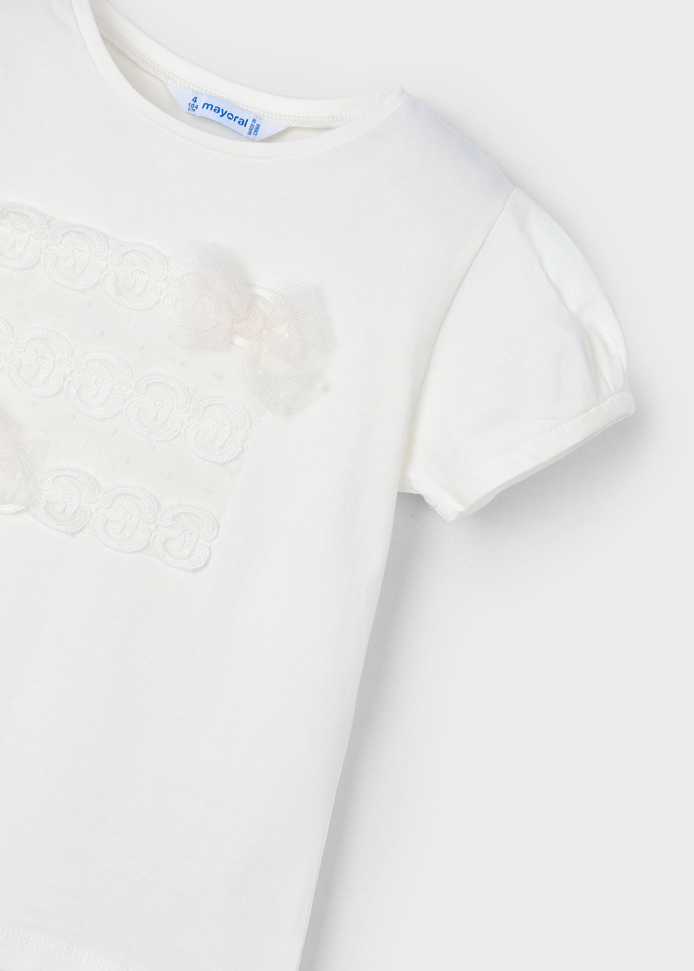 T-shirt laços plumeti menina