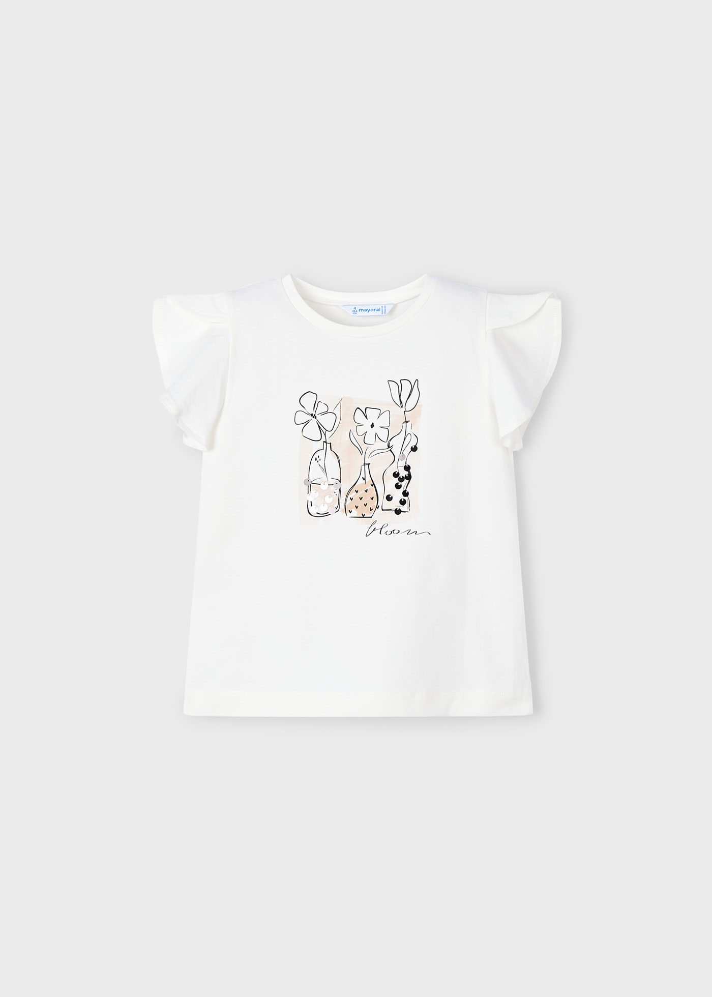 Camiseta aplicaciones niña