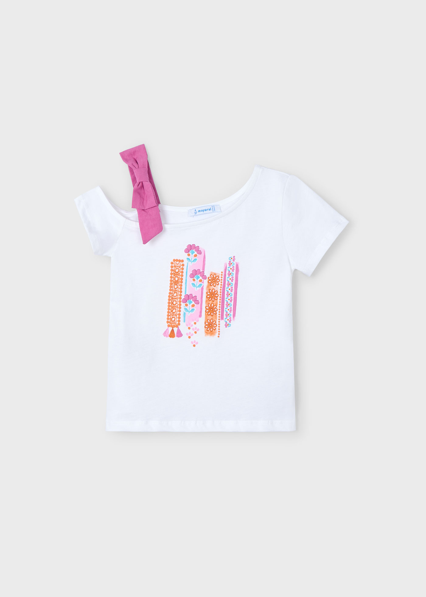 Tricou asimetric fetita