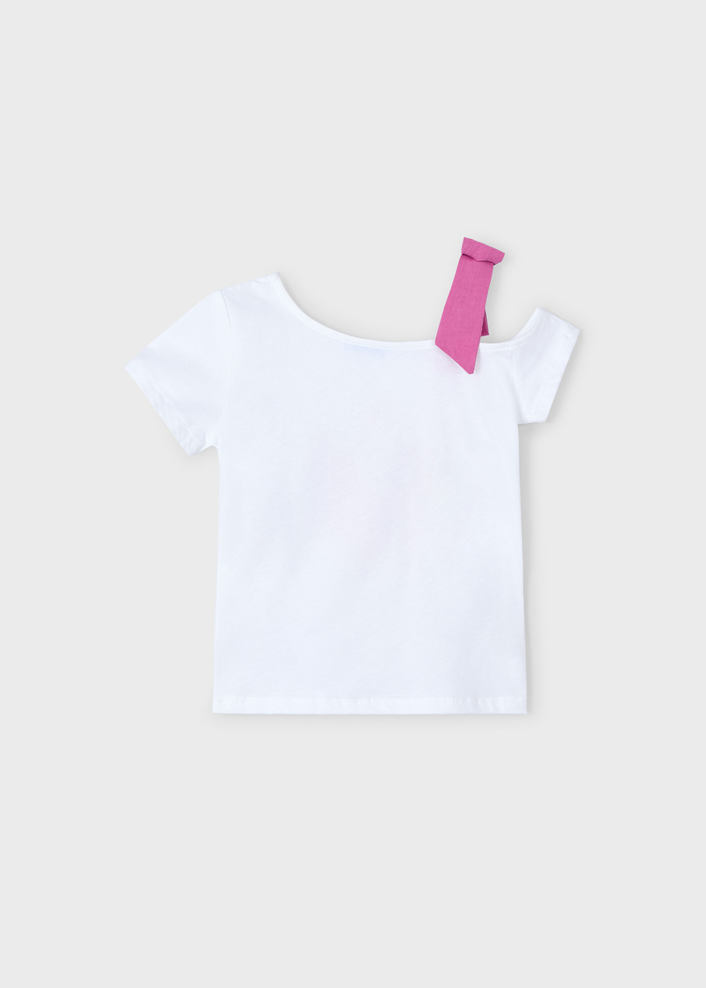 Playera asimétrica niña