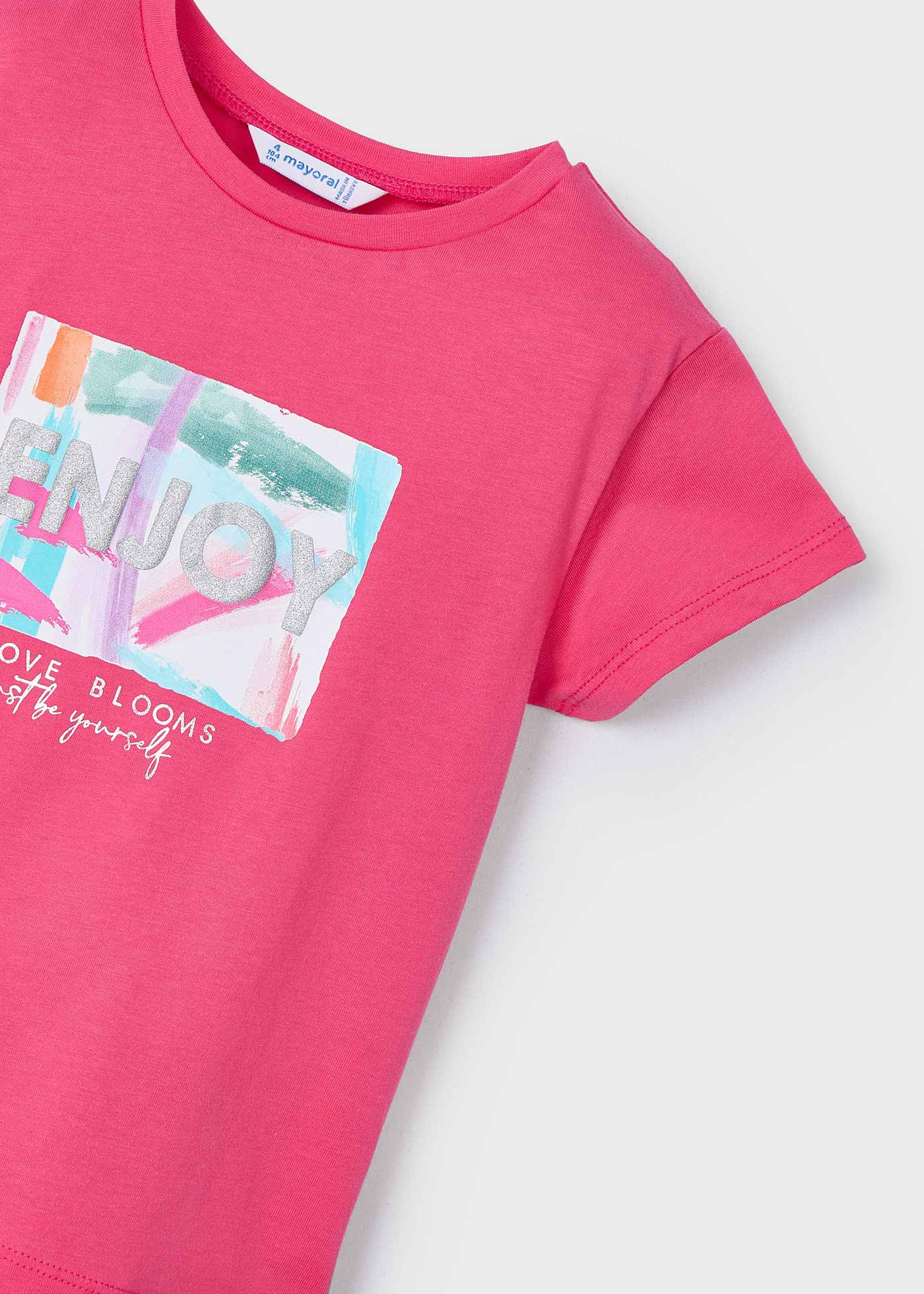 T-shirt estampada menina