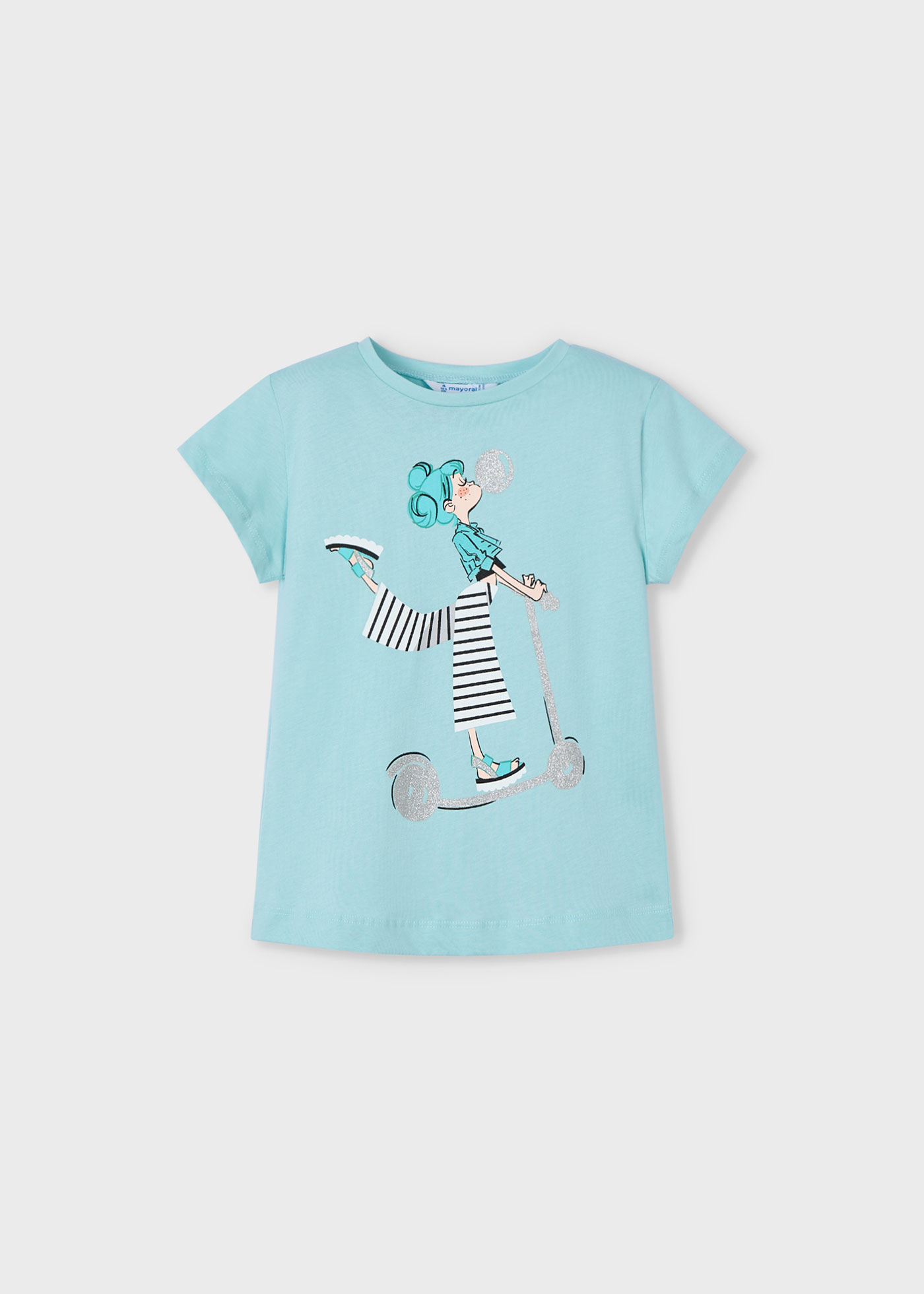 Camiseta estampada niña