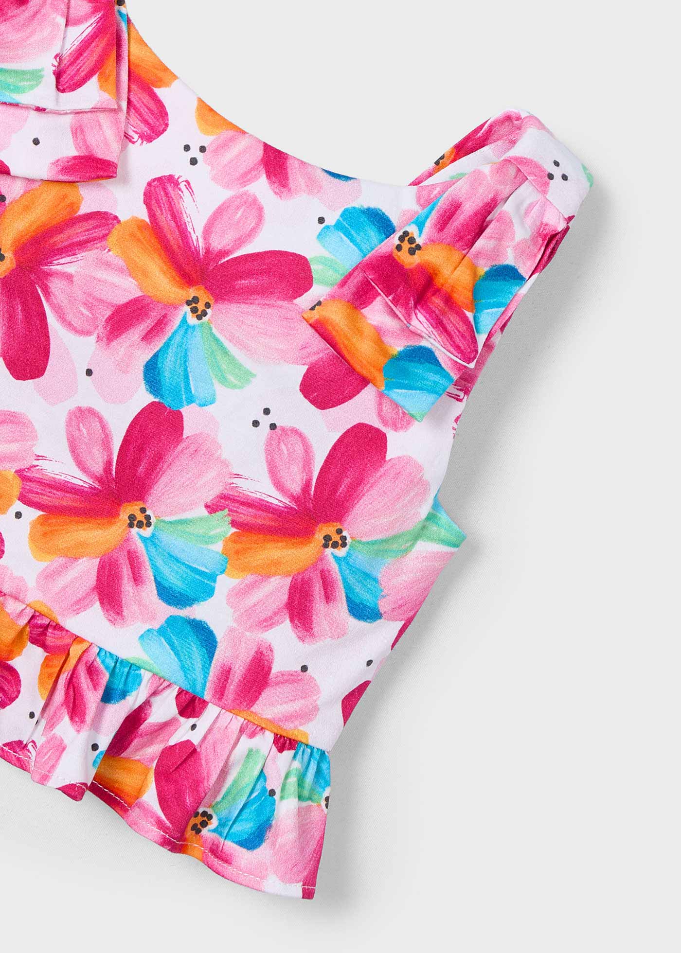 Top peplum laço menina